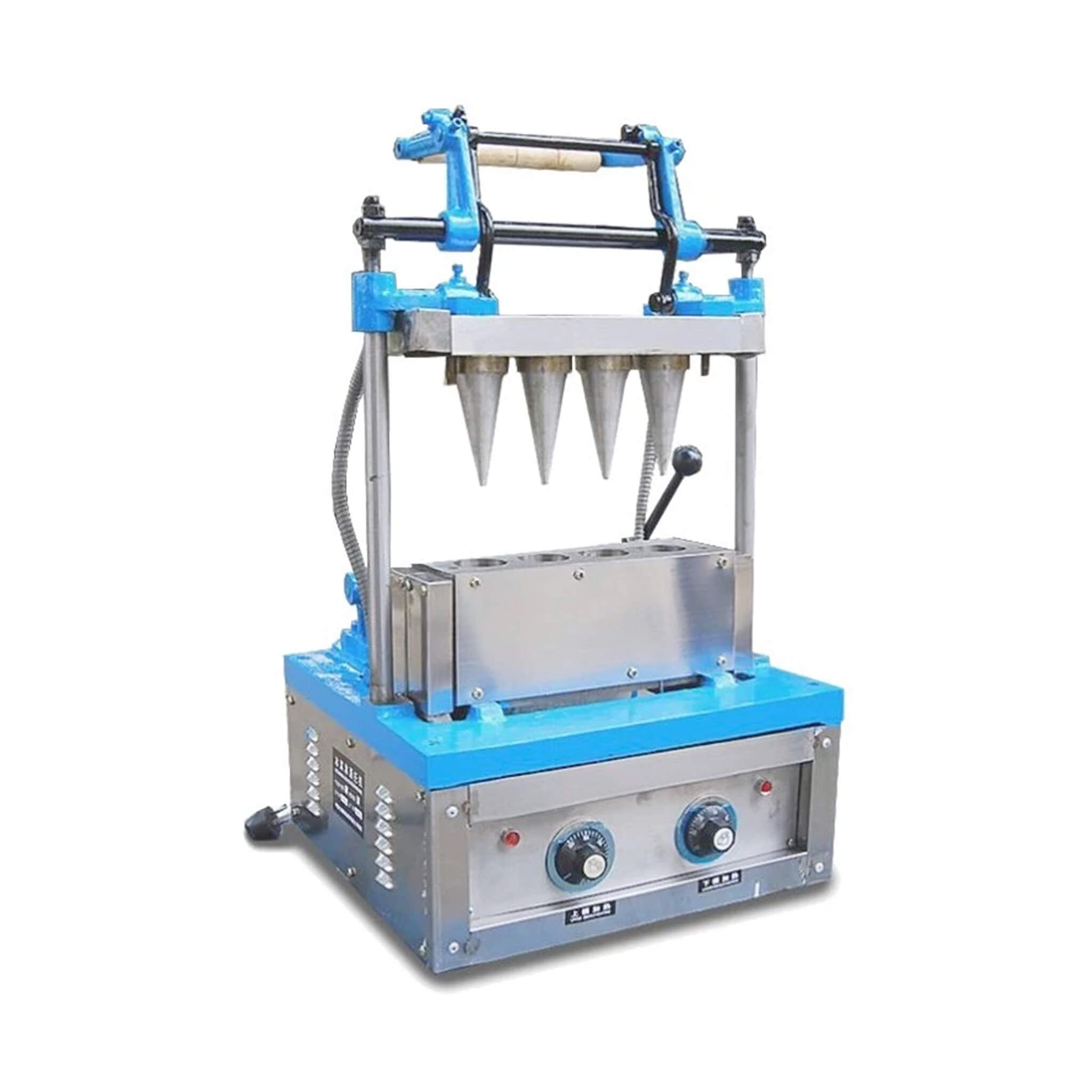 Heavy-Duty Commercial 4-Mold Ice Cream Cone Maker Machine (SAK74021)