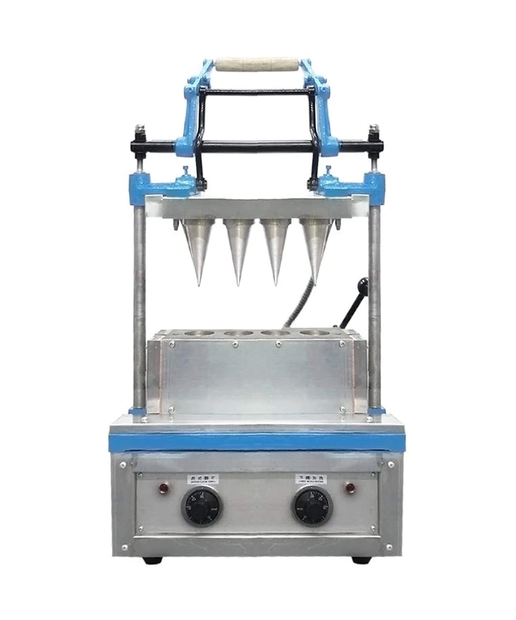 Heavy-Duty Commercial 4-Mold Ice Cream Cone Maker Machine (SAK74021)