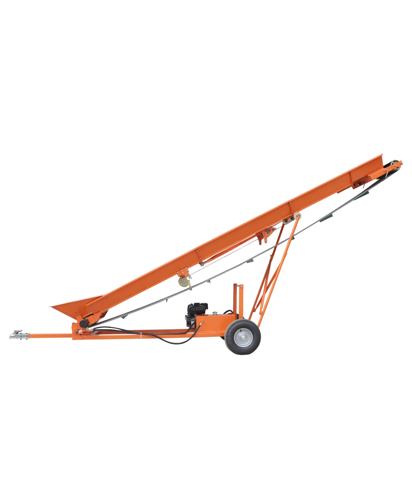 Heavy-Duty Commercial 6.5HP Gasoline Hydraulic High-Speed Wood Conveyor (SAK39524)