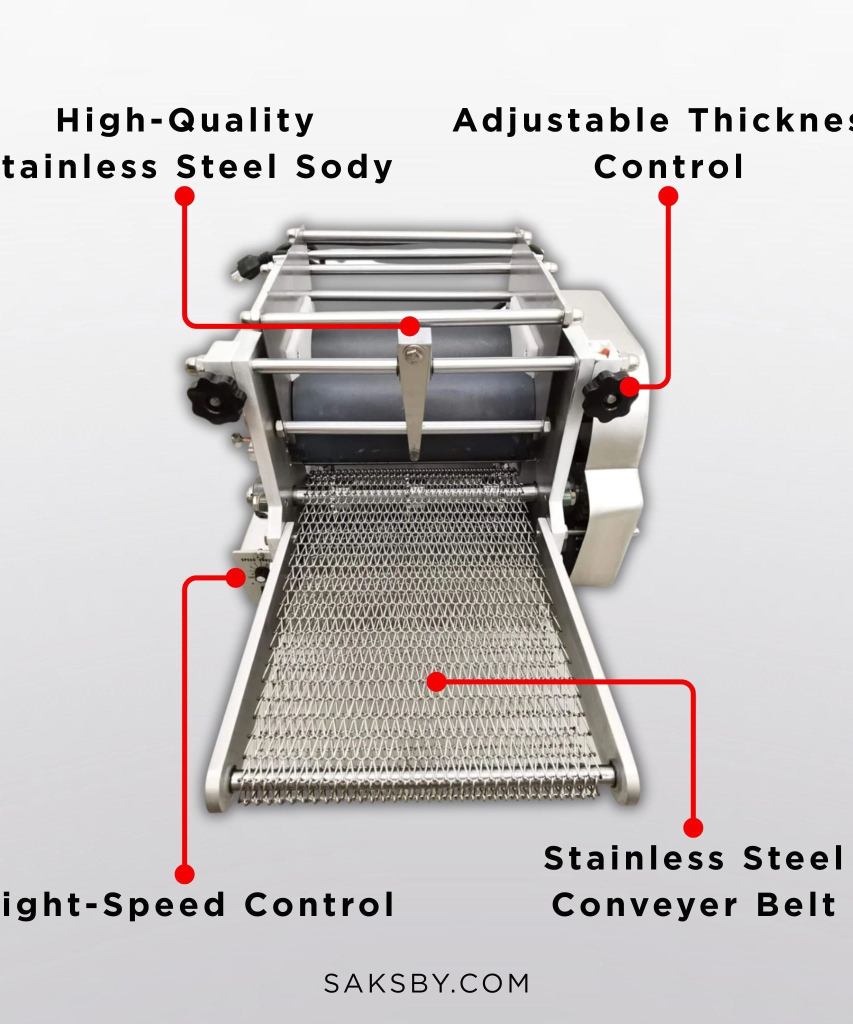 Heavy-Duty Commercial Automatic Corn Tortilla Making Machine (SAK60513)