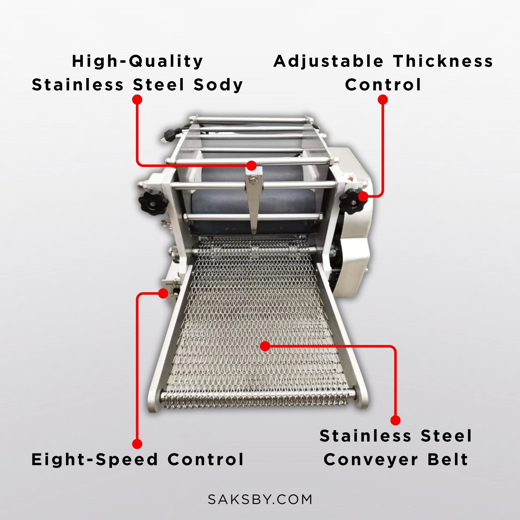 Heavy-Duty Commercial Automatic Corn Tortilla Making Machine (SAK60513)