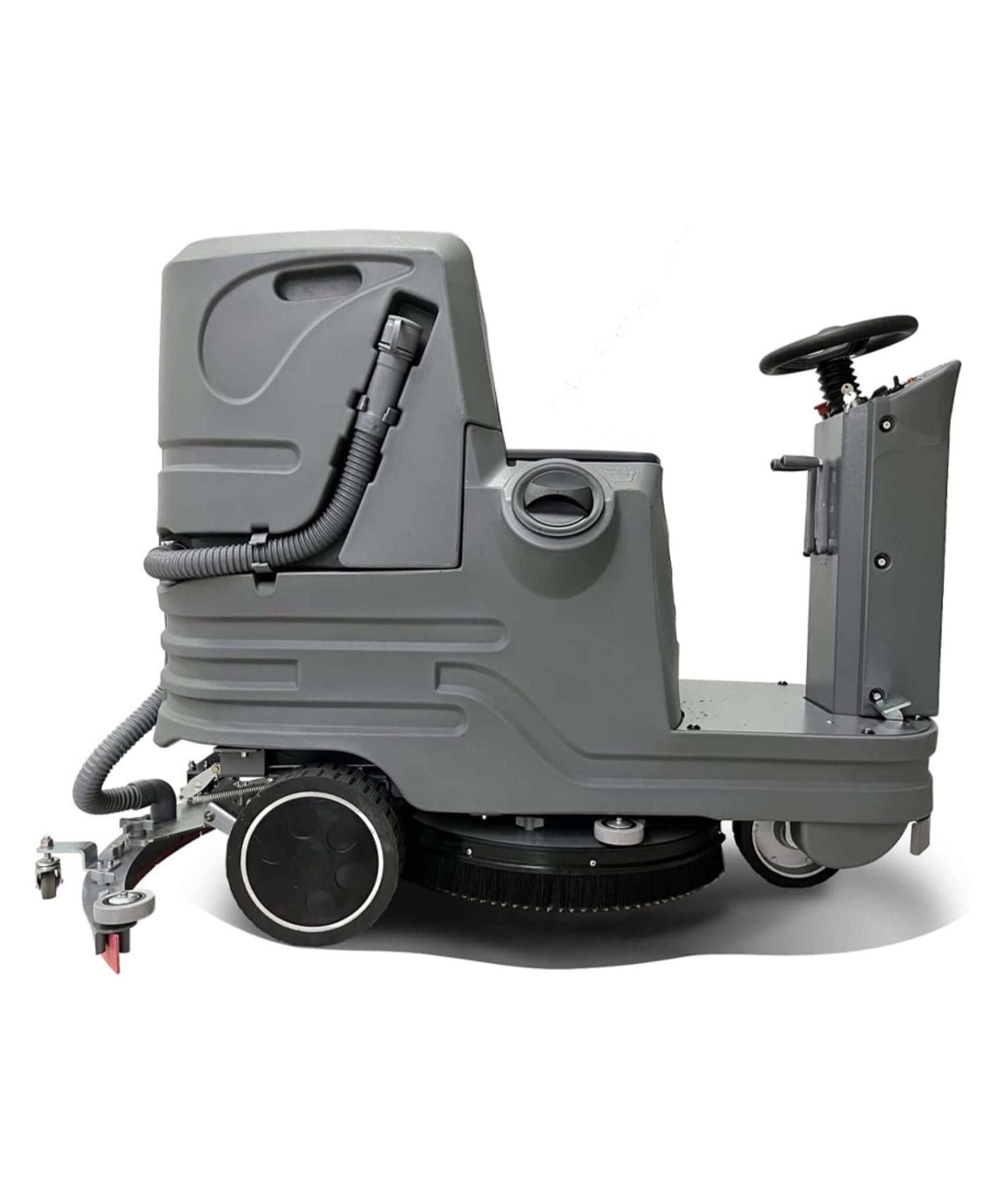 Heavy-Duty Commercial Electric Ride-On Floor Scrubber With 38-Inch Squeegee (SAK91685)