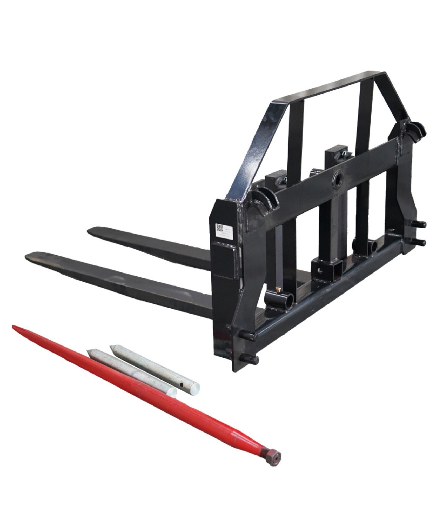 Heavy-Duty Commercial Pallet Fork Frame Hay Attachment (SAK34851)
