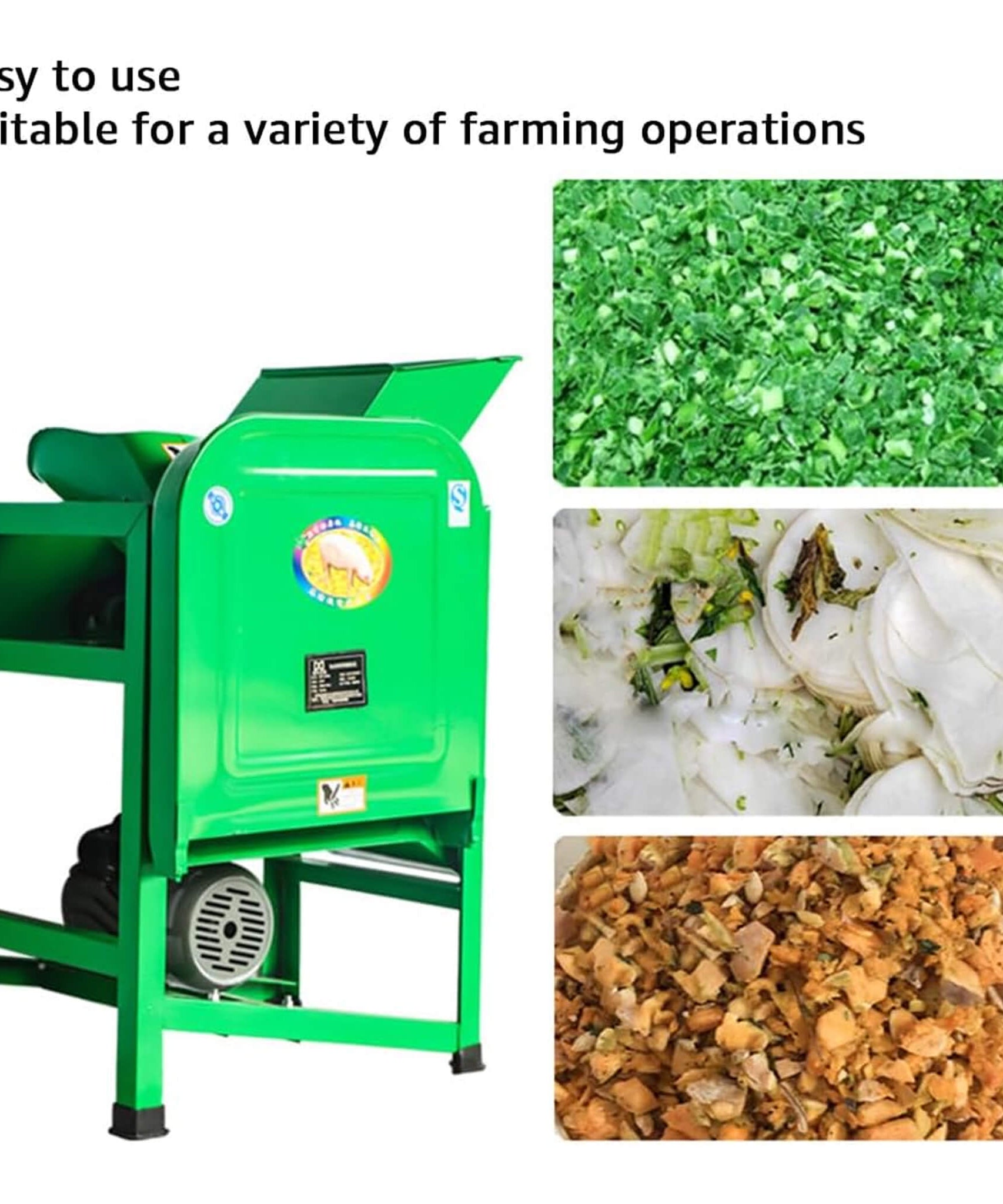 Heavy-Duty Electric Commercial Forage Harvester Hay Chopper (SAK98740)