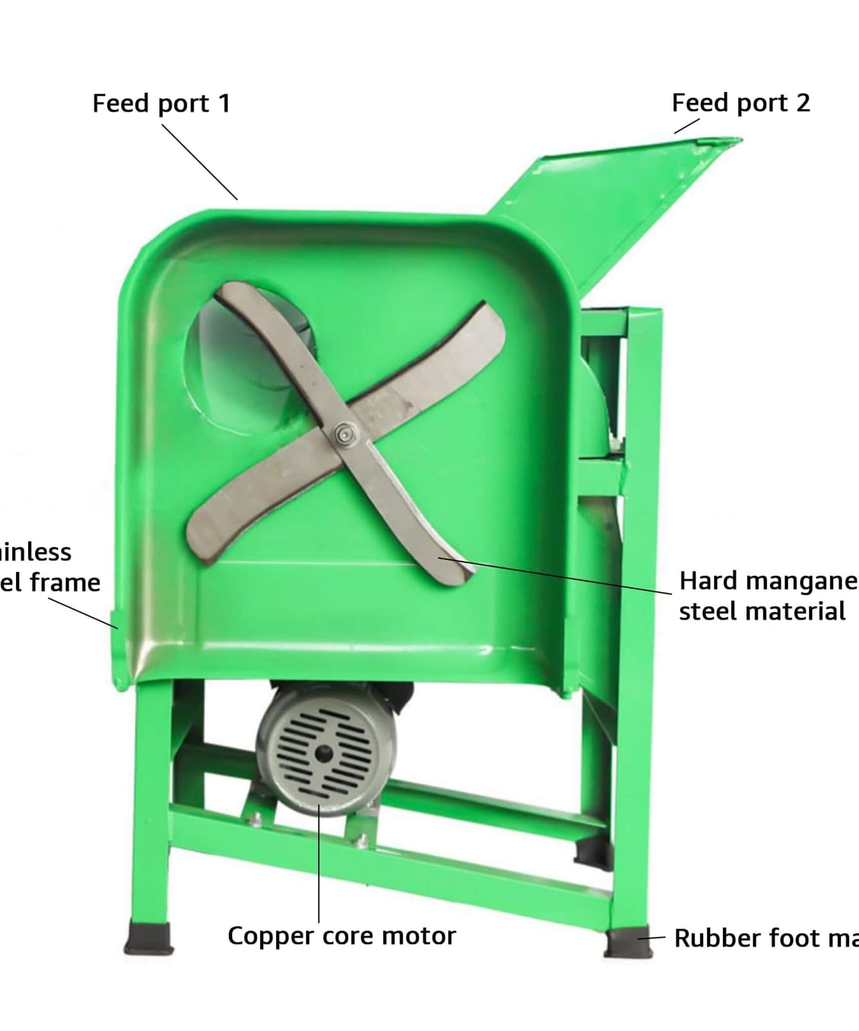 Heavy-Duty Electric Commercial Forage Harvester Hay Chopper (SAK98740)