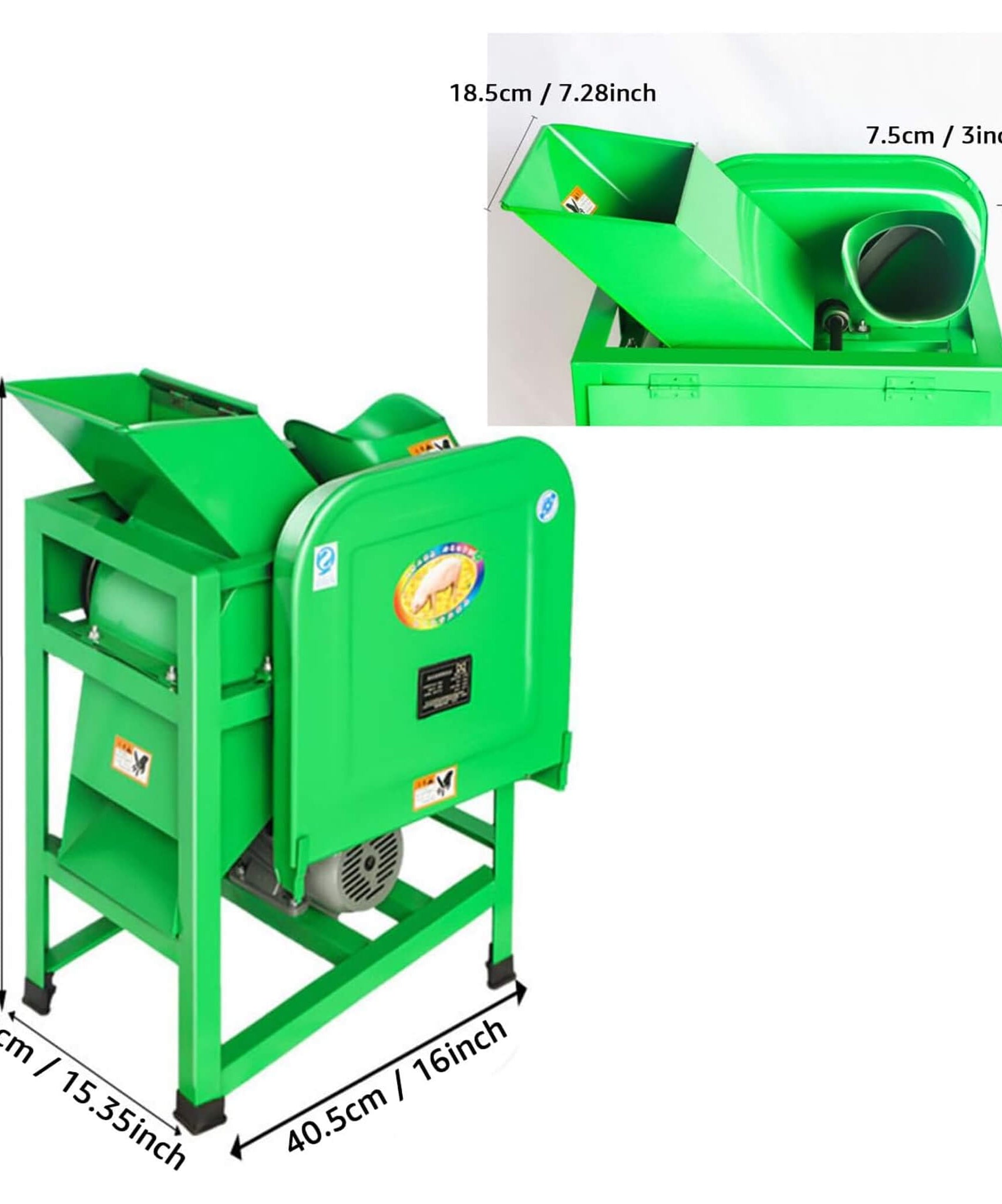 Heavy-Duty Electric Commercial Forage Harvester Hay Chopper (SAK98740)