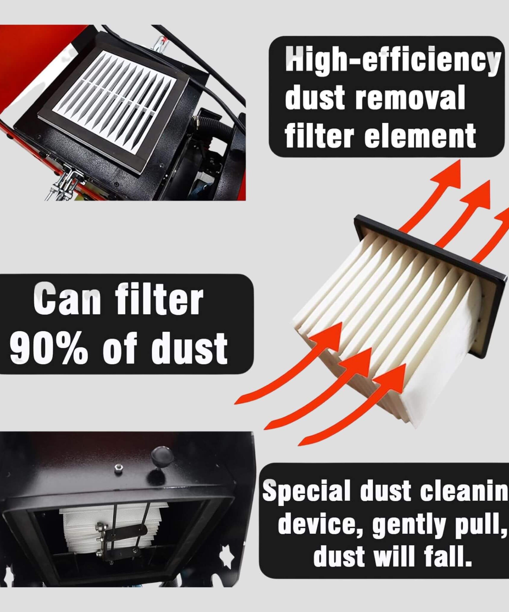 Heavy-Duty Electric Hand-Push Concrete Floor Grinder Polisher (SAK64185)