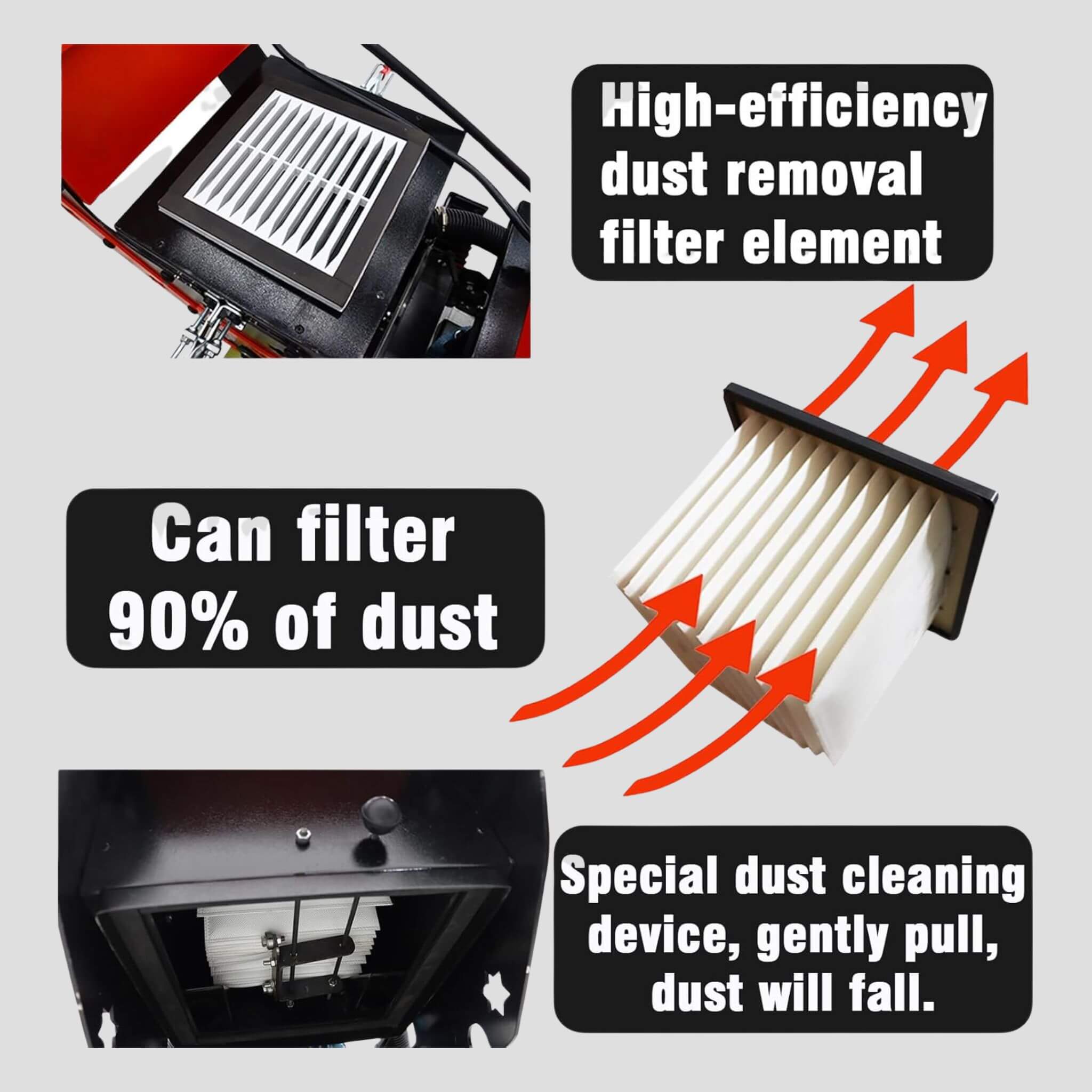 Heavy-Duty Electric Hand-Push Concrete Floor Grinder Polisher (SAK64185)