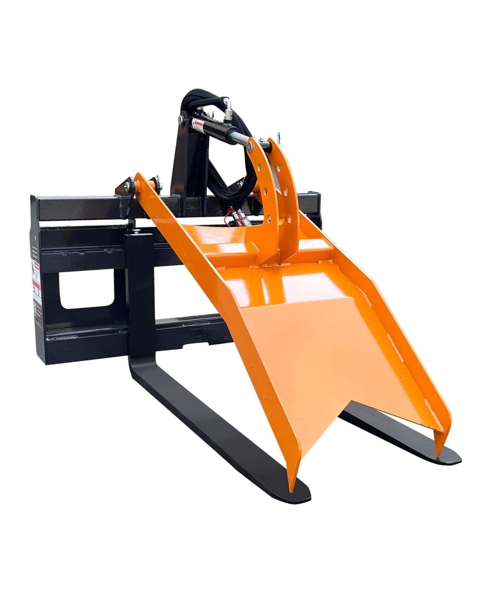 Heavy-Duty Fork Grapple Skid Steer Attachment With Universal Quick Attach (SAK10478)