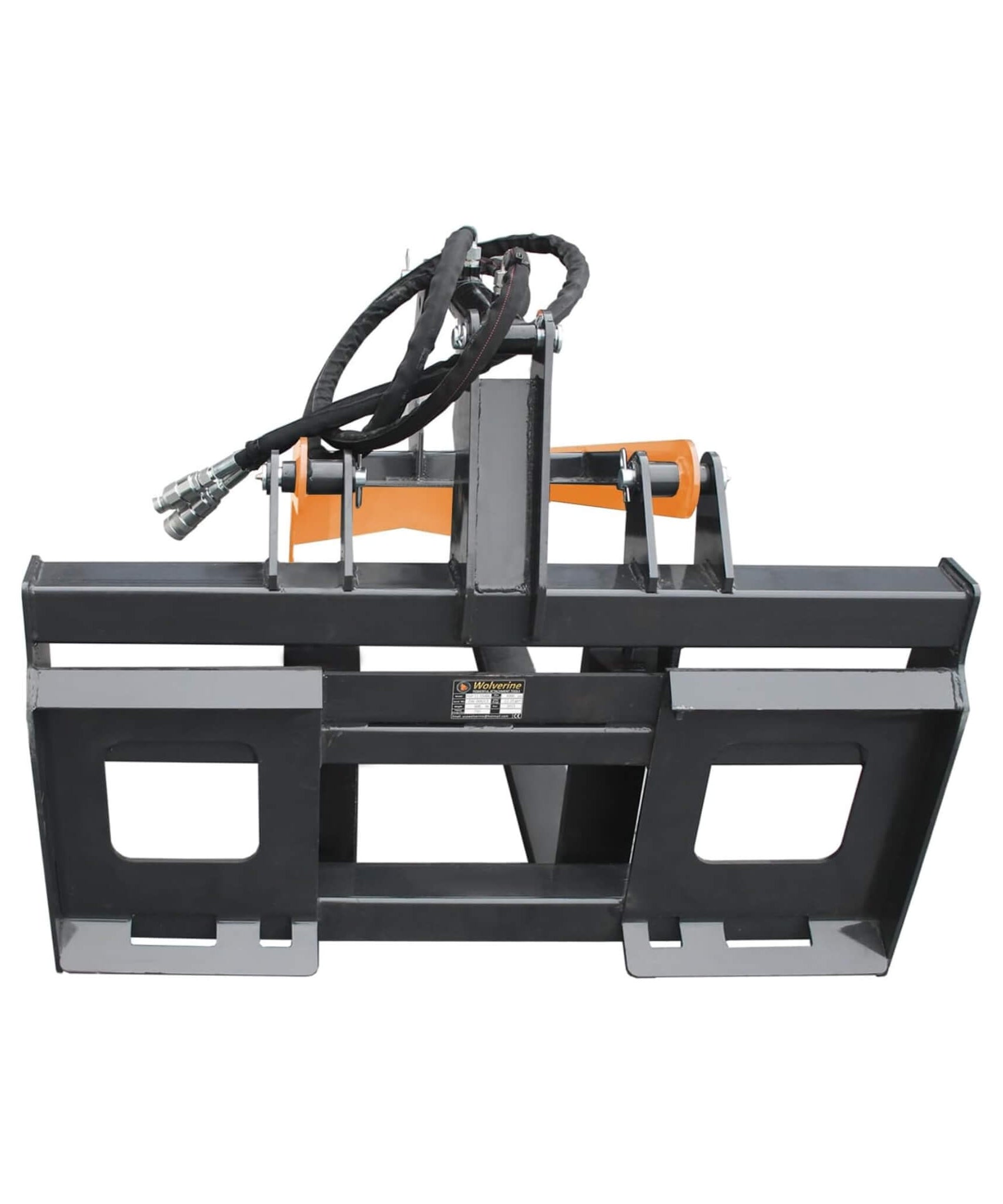 Heavy-Duty Fork Grapple Skid Steer Attachment With Universal Quick Attach (SAK10478)