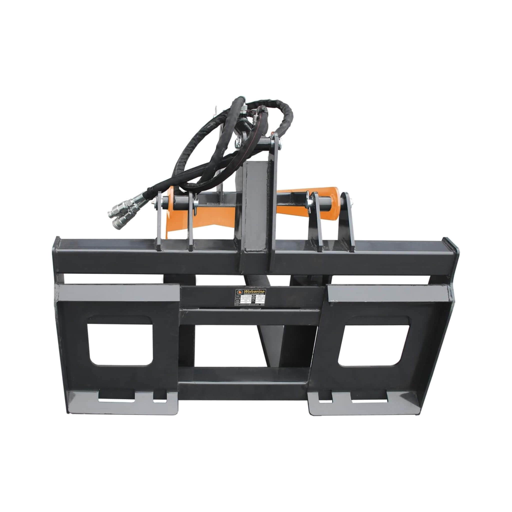 Heavy-Duty Fork Grapple Skid Steer Attachment With Universal Quick Attach (SAK10478)