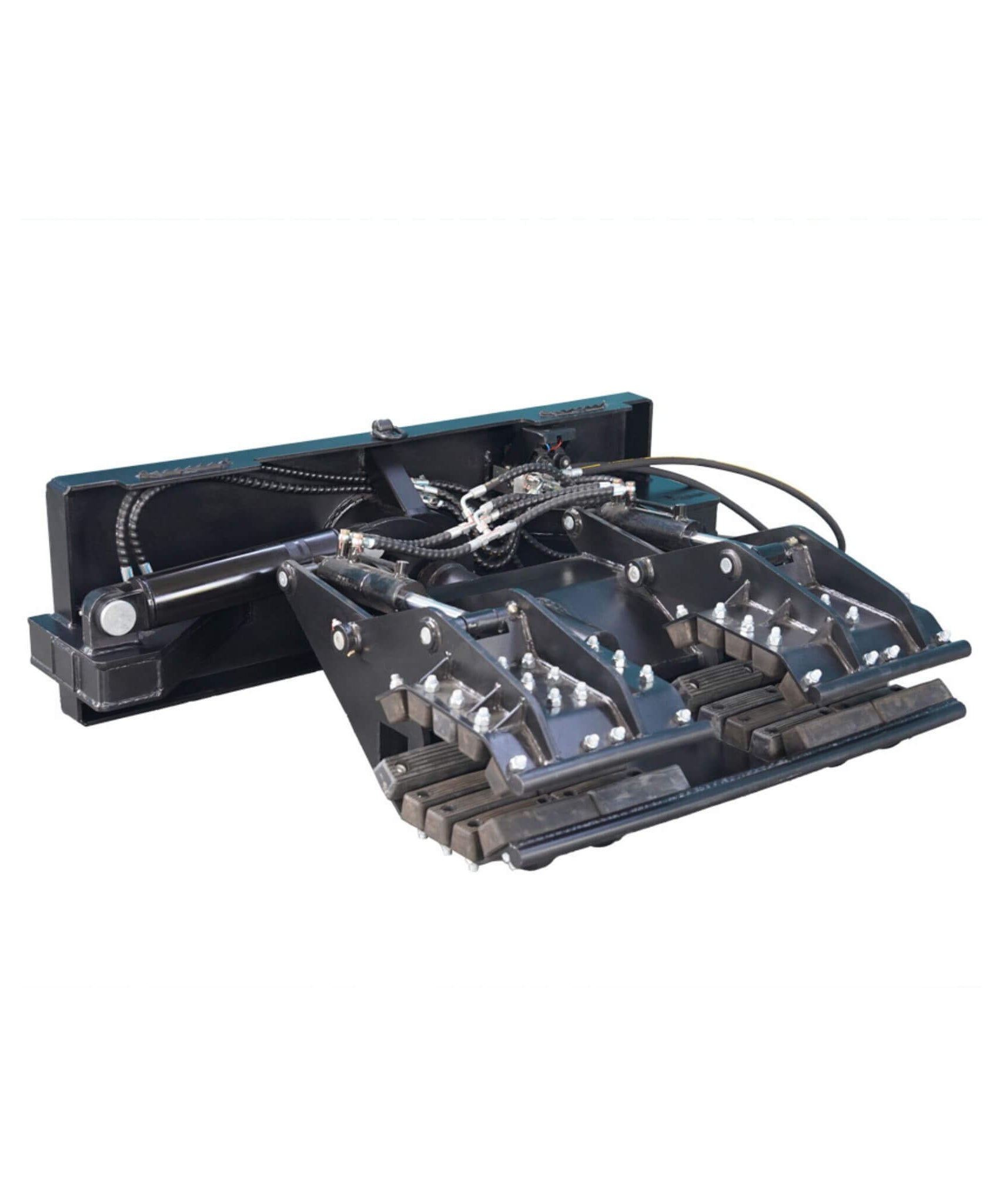 Heavy-Duty Hydraulic Grapple Rock And Pole Claw Skid Steer Attachment (SAK68042)