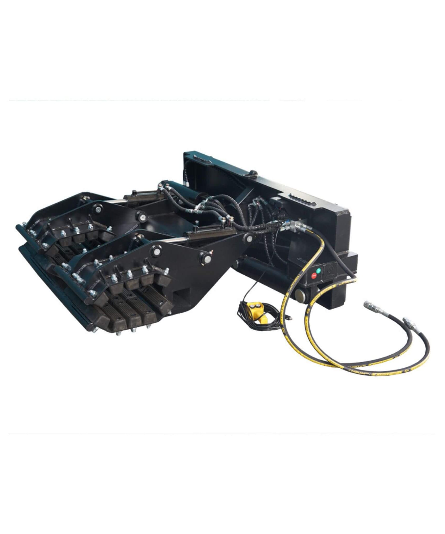 Heavy-Duty Hydraulic Grapple Rock And Pole Claw Skid Steer Attachment (SAK68042)