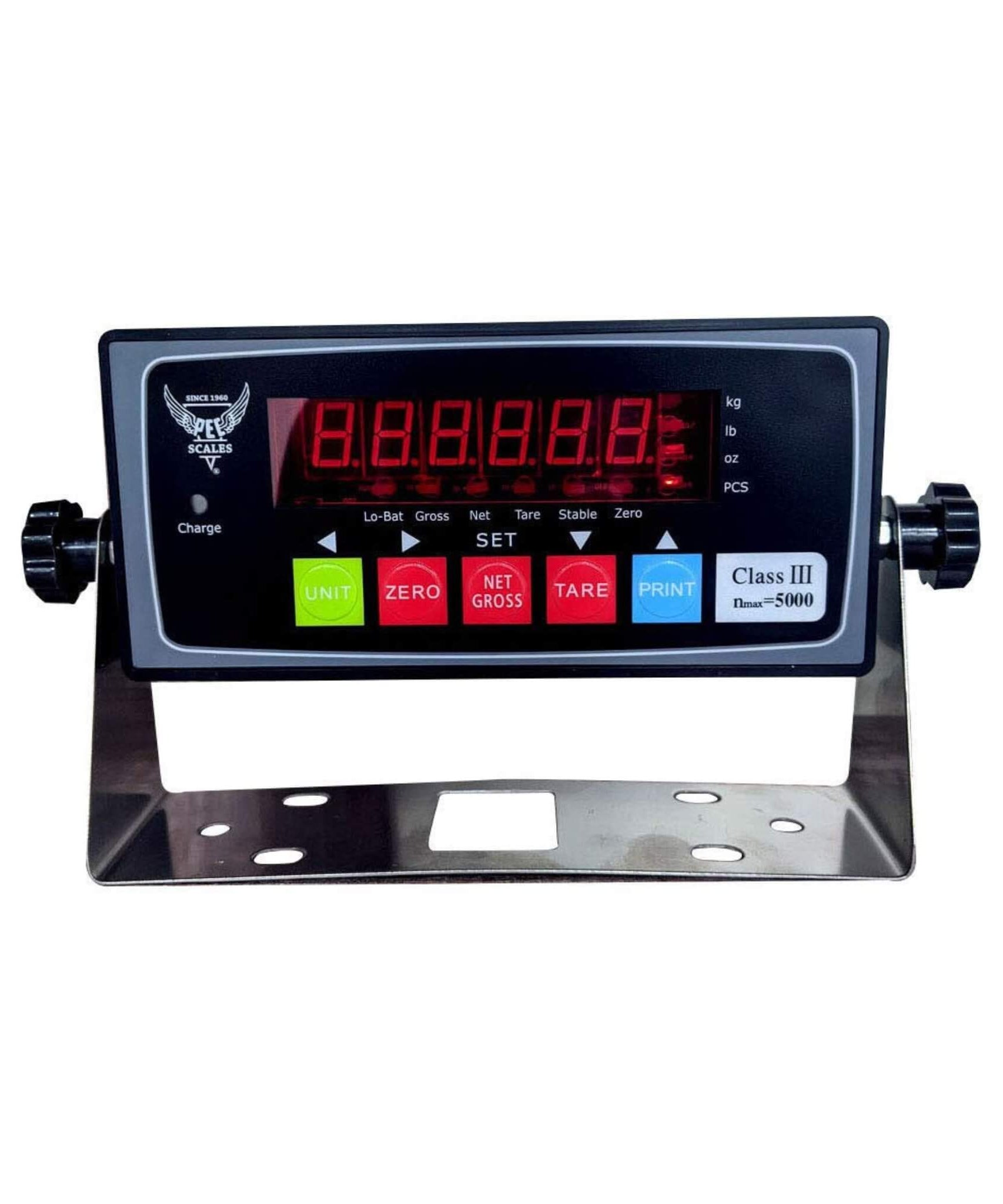 Heavy-Duty Industrial Digital Floor Scale With NETP Indicator (SAK69825)