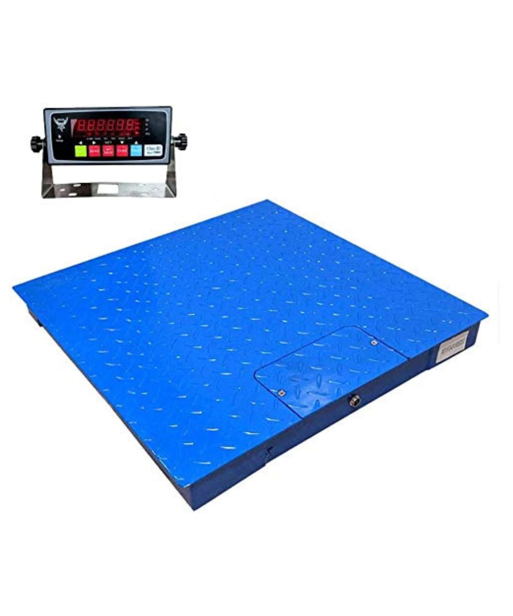 Heavy-Duty Industrial Digital Floor Scale With NETP Indicator (SAK69825)