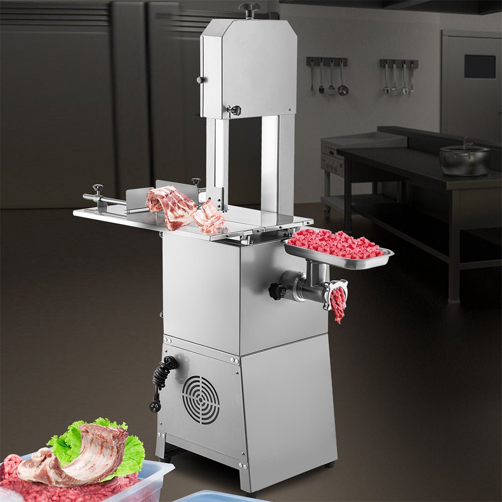 Heavy-Duty Industrial Electric Meat Bandsaw Bone Cutting Machine, 550W (SAK47410)