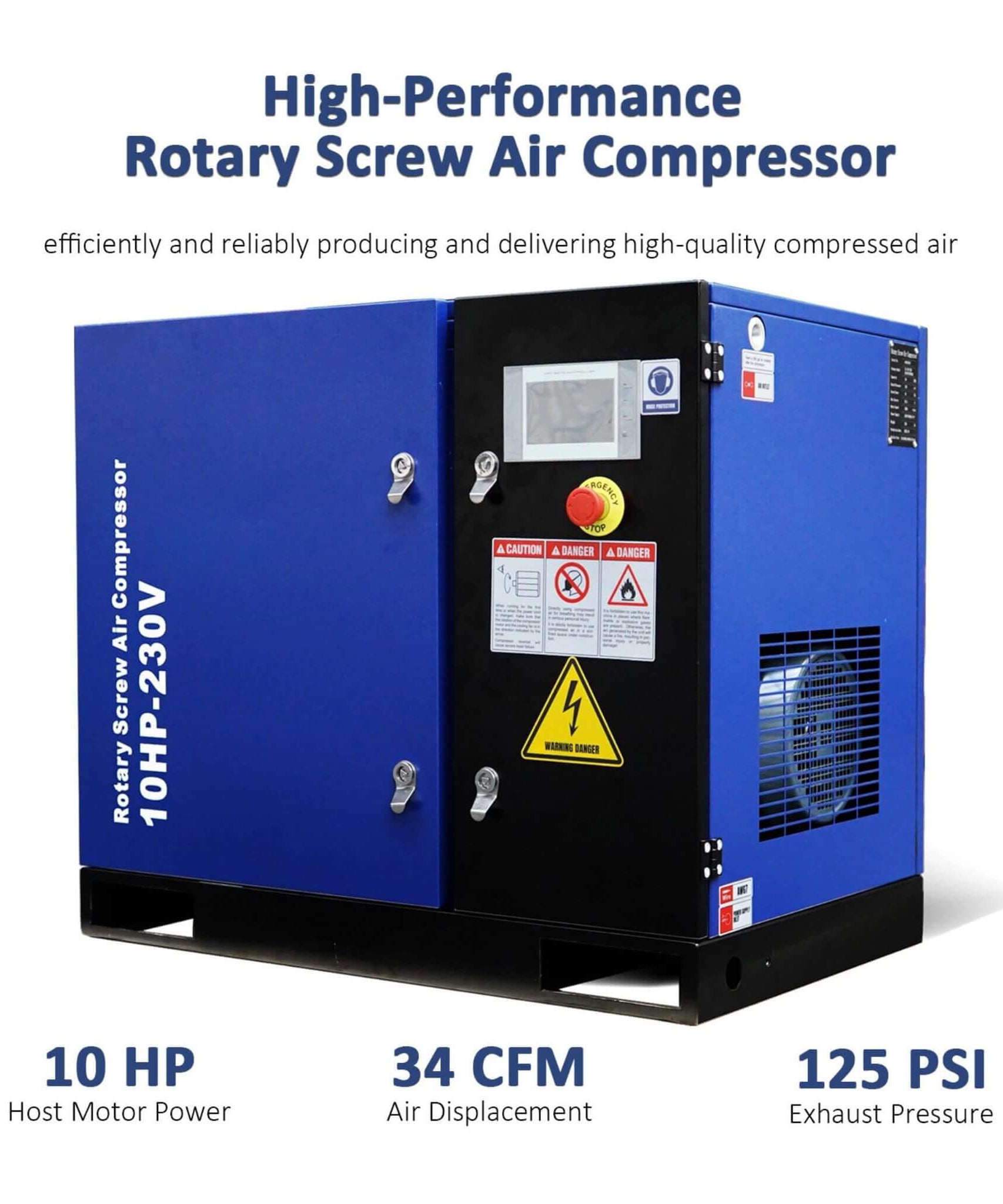 Heavy-Duty Industrial Rotary Screw Air Compressor (SAK04891)