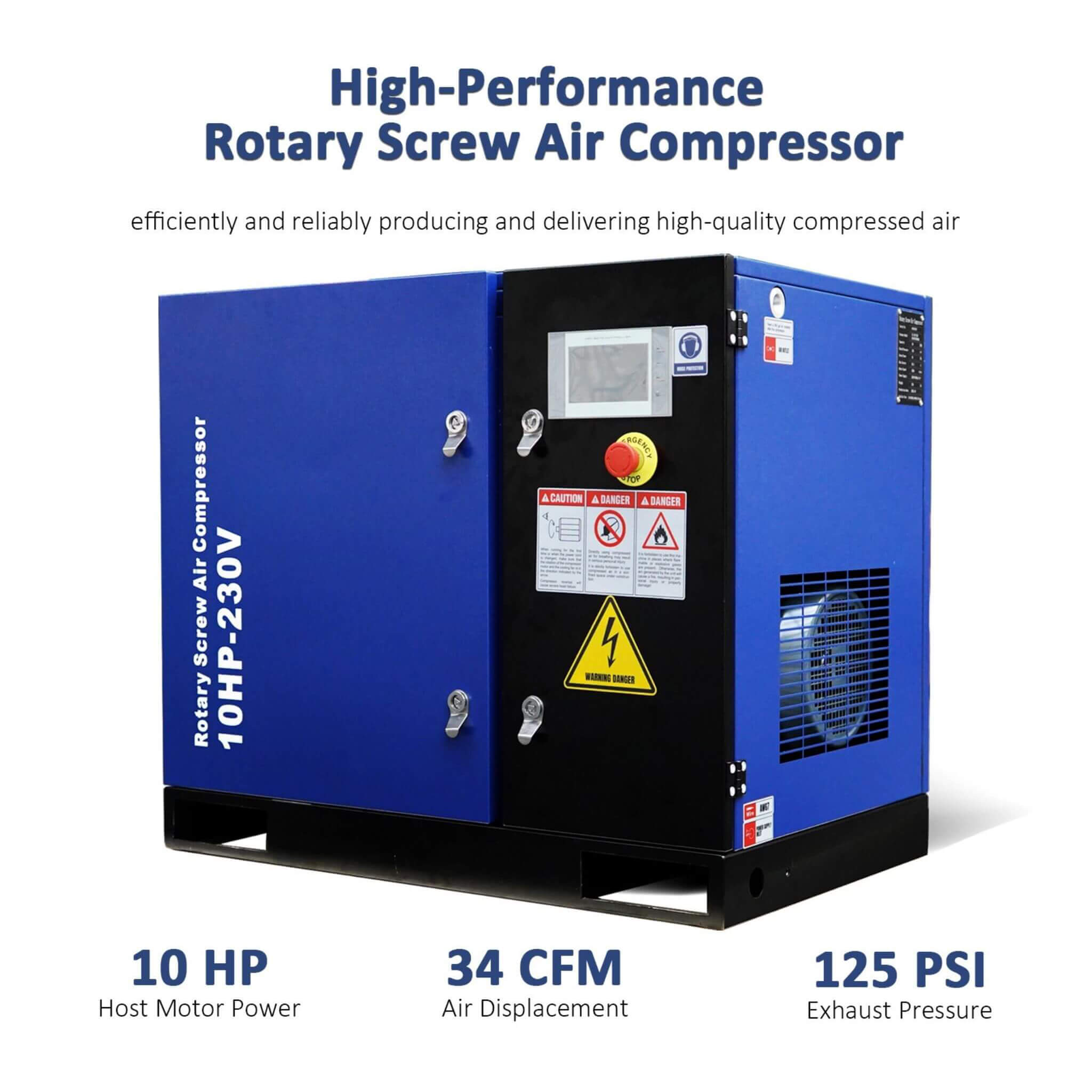 Heavy-Duty Industrial Rotary Screw Air Compressor (SAK04891)