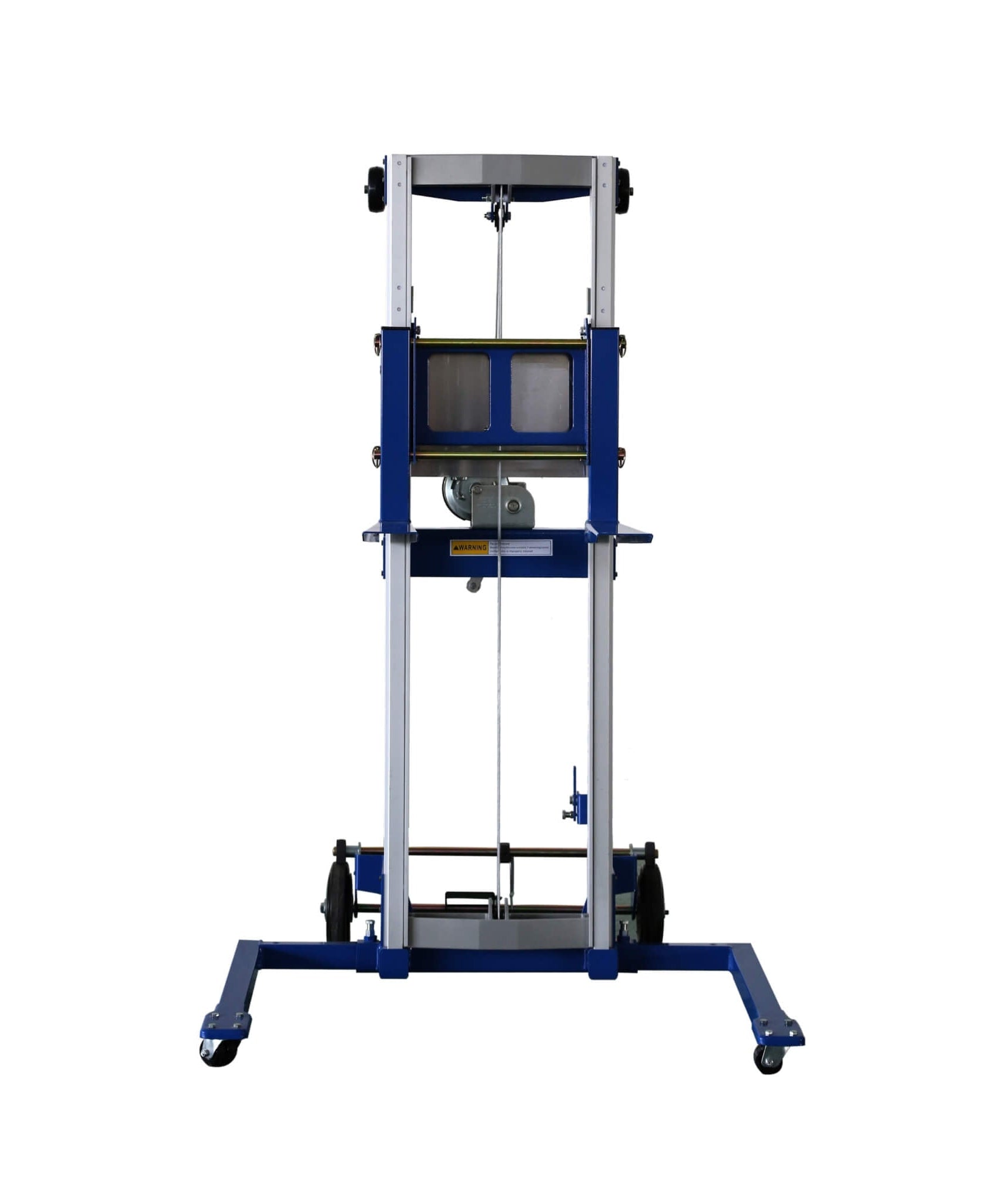 Heavy-Duty Lightweight Manual Hand Crank Straddle Stacker With Adjustable Straddle Legs, 400LBS (SAK94576)