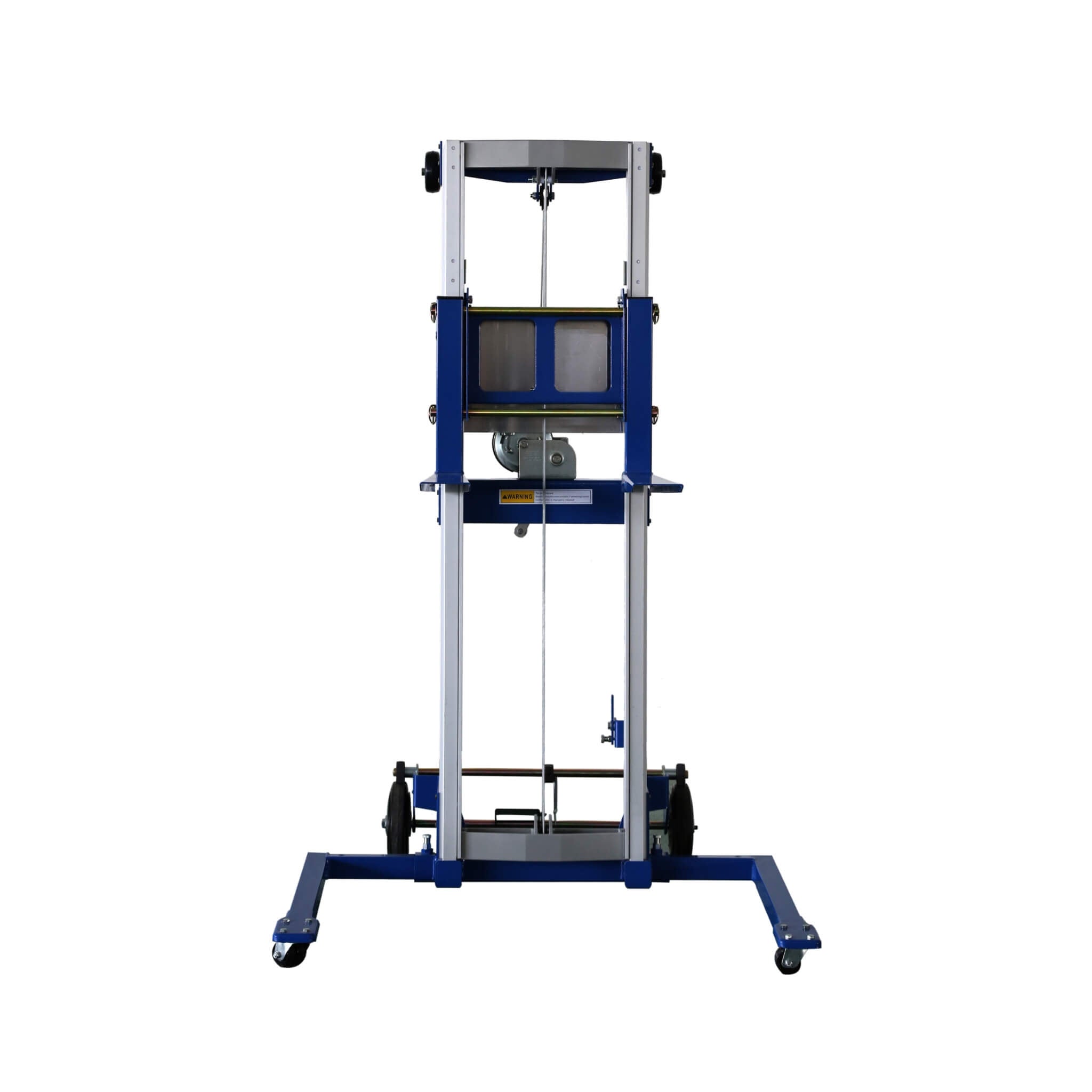 Heavy-Duty Lightweight Manual Hand Crank Straddle Stacker With Adjustable Straddle Legs, 400LBS (SAK94576)