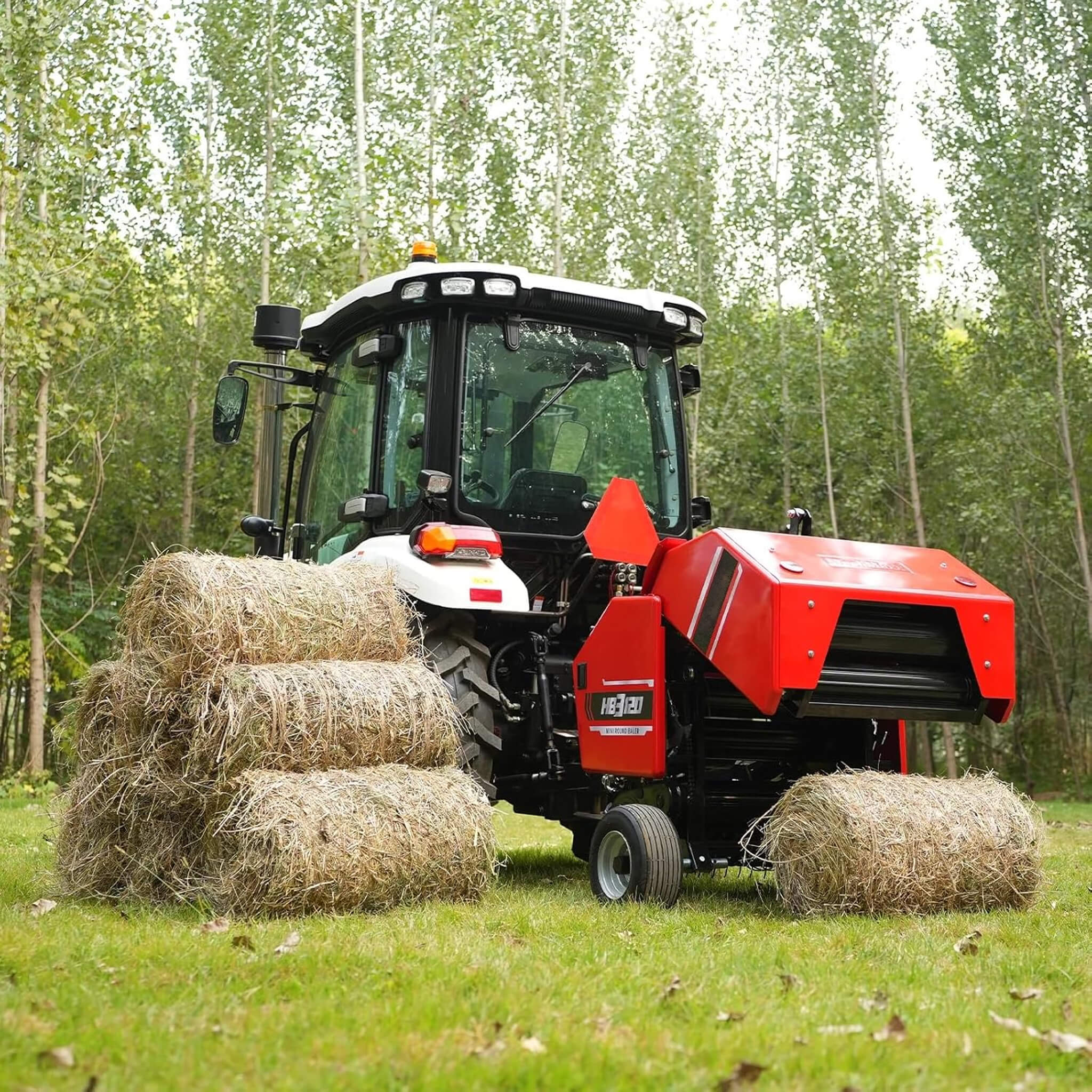 Heavy-Duty Mini Round Hay Tractor Baler With Twine Wrap (SAK36194)