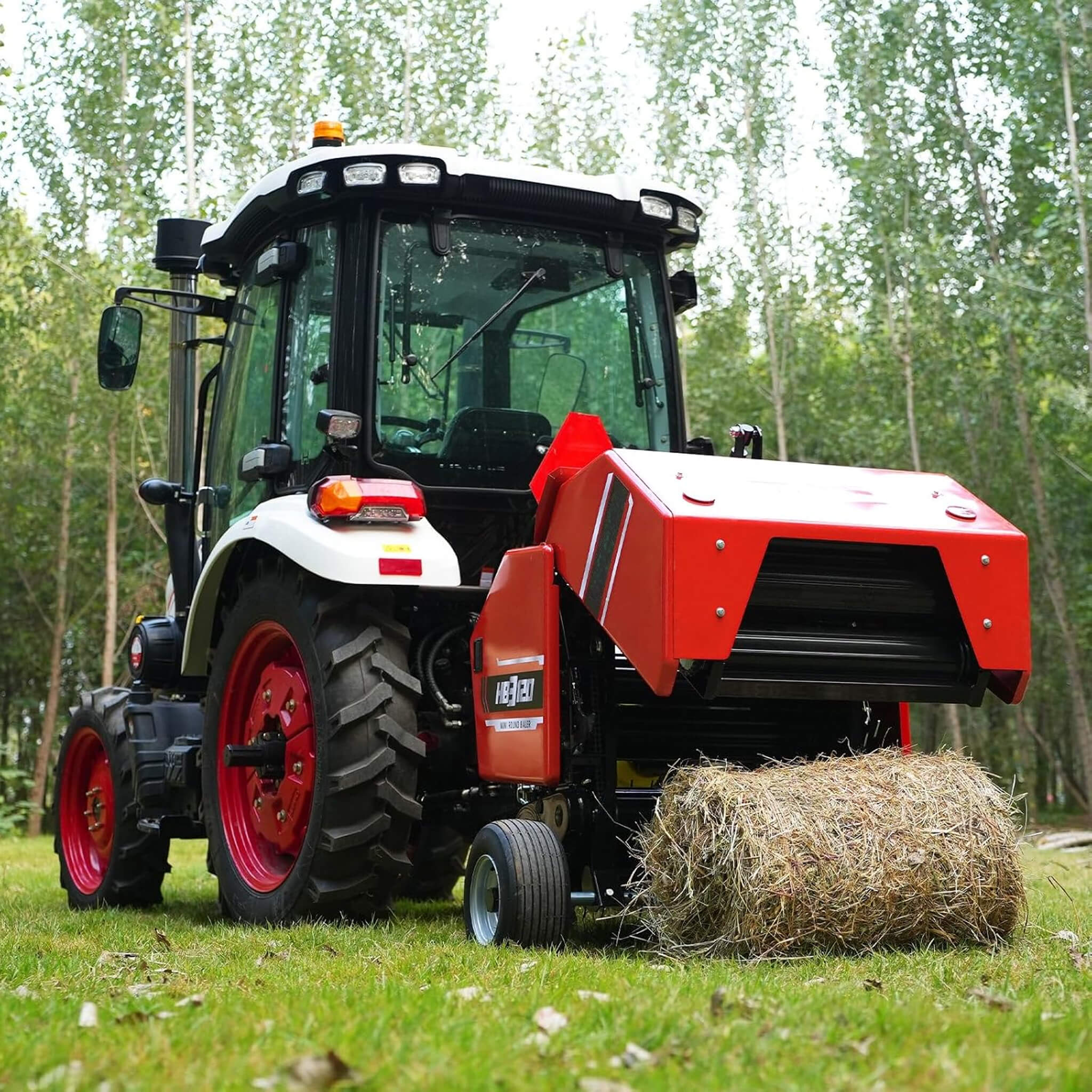 Heavy-Duty Mini Round Hay Tractor Baler With Twine Wrap (SAK36194)