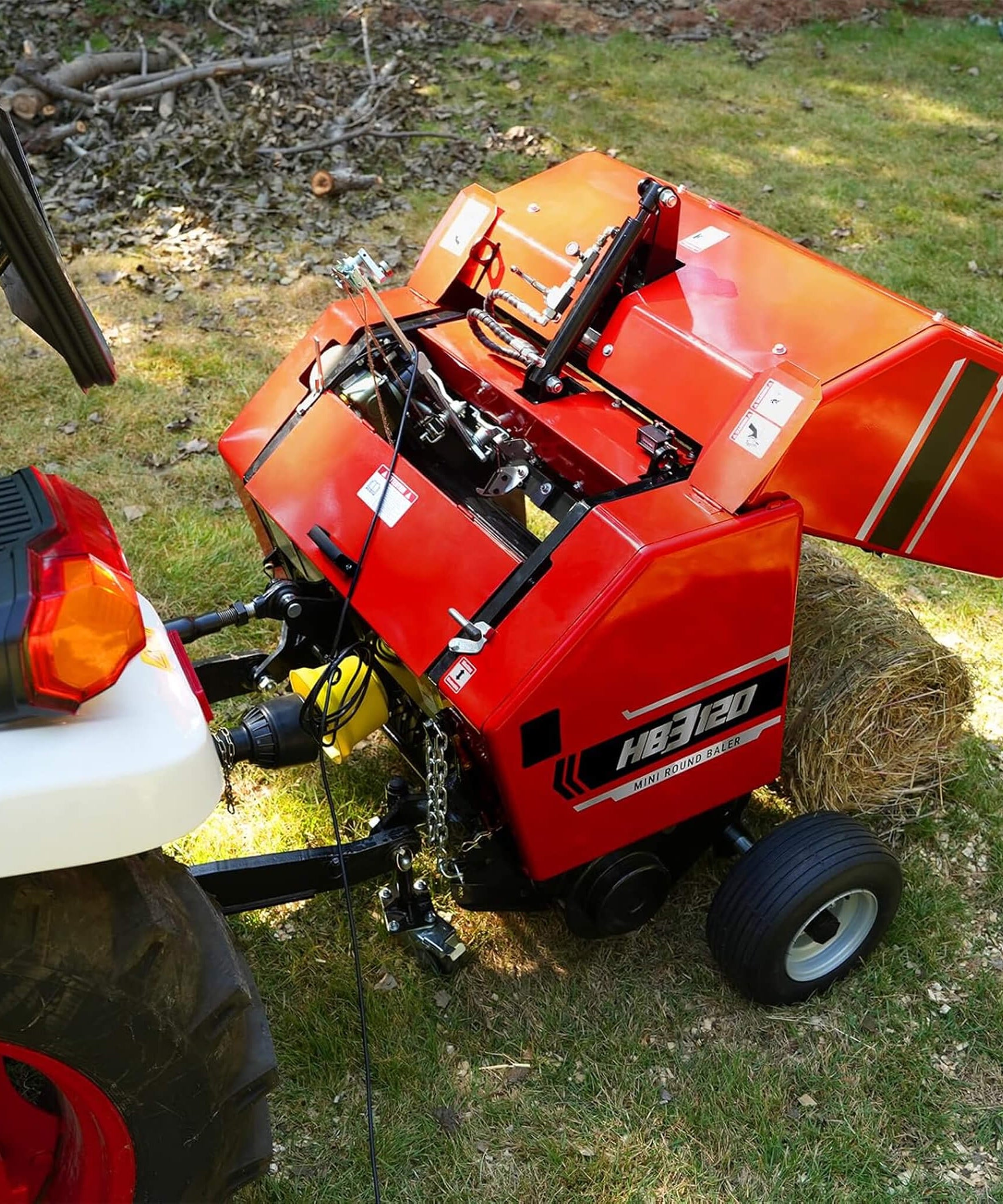 Heavy-Duty Mini Round Hay Tractor Baler With Twine Wrap (SAK36194)