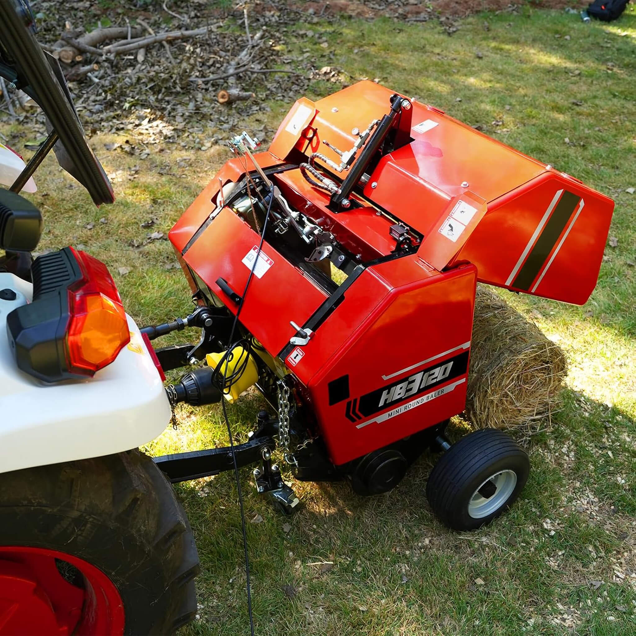 Heavy-Duty Mini Round Hay Tractor Baler With Twine Wrap (SAK36194)