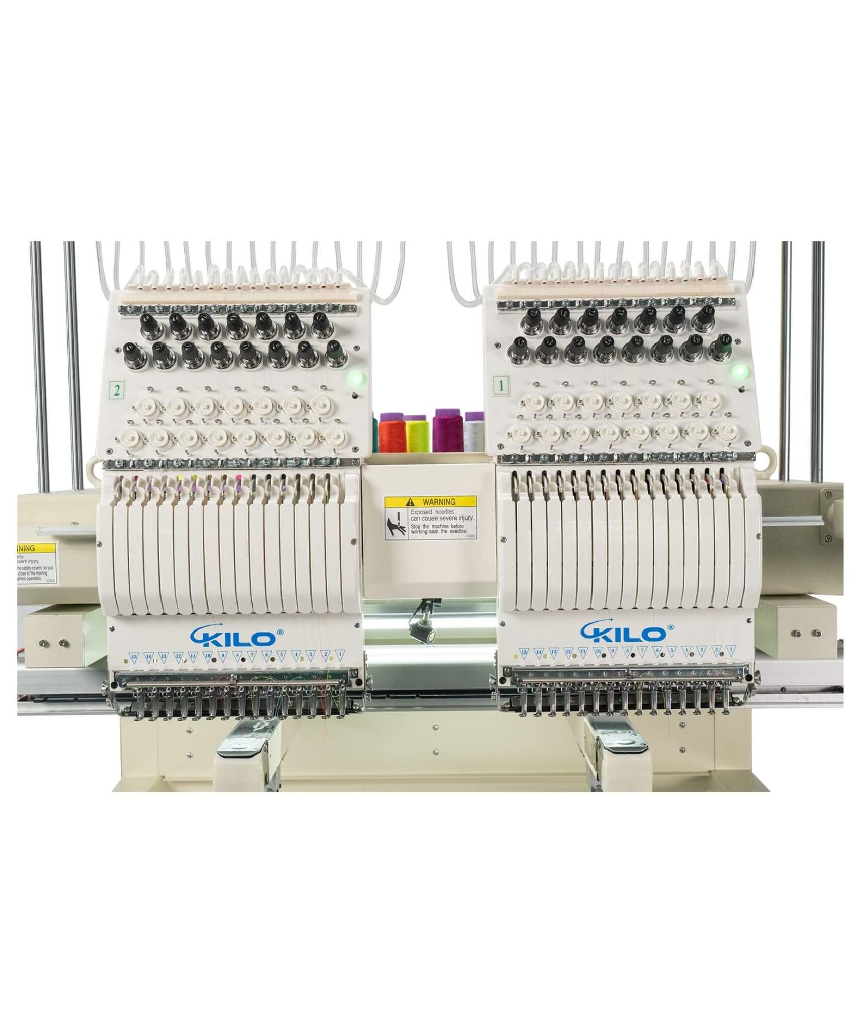 Heavy-Duty Multi-Functional Commercial 15-Needle Double Head Embroidery Machine (SAK76814)