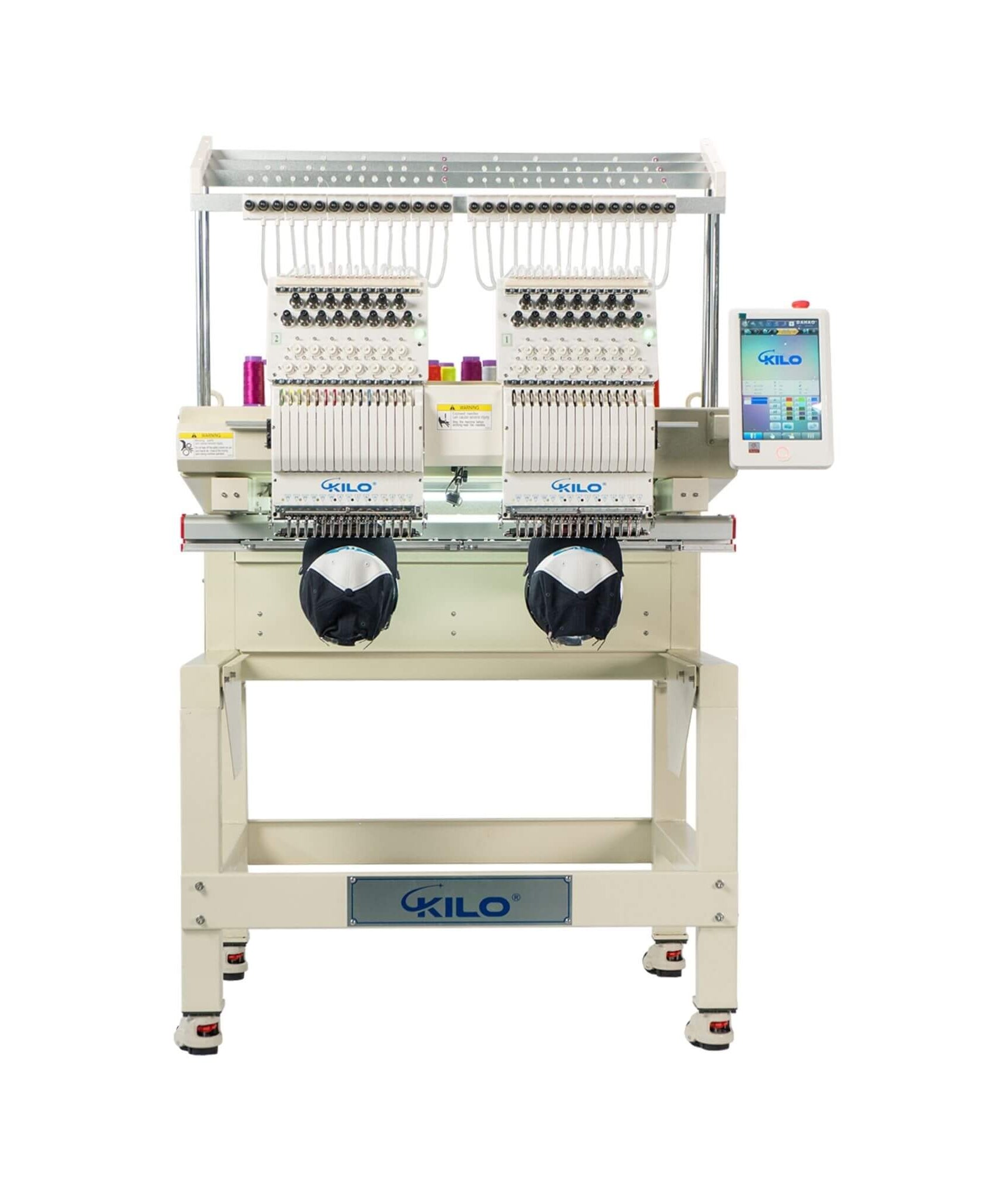 Heavy-Duty Multi-Functional Commercial 15-Needle Double Head Embroidery Machine (SAK76814)