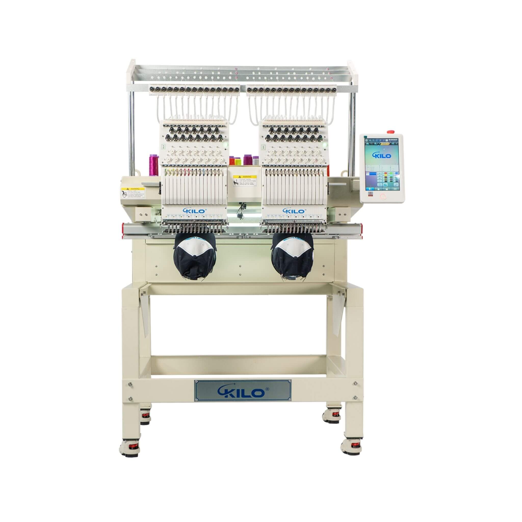 Heavy-Duty Multi-Functional Commercial 15-Needle Double Head Embroidery Machine (SAK76814)