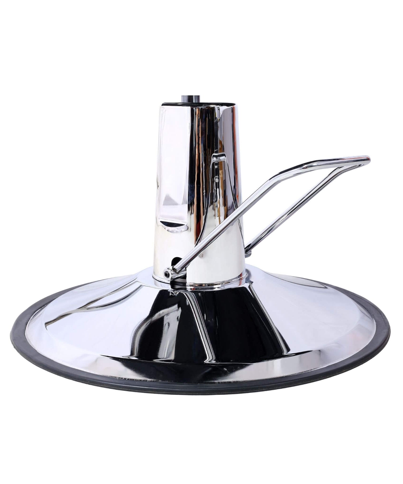 Heavy-Duty Multifunctional PU Leather Reclining Hydraulic Barber Chair W/ Chrome Steel Base (SAK35719)
