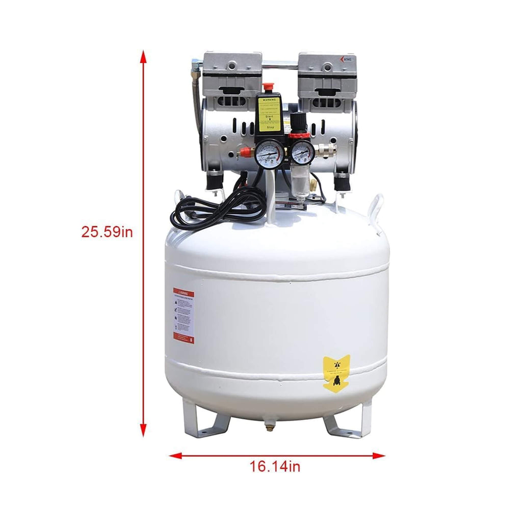 Heavy-Duty 10 Gal Oil-Free Portable Air Compressor (SAK58378)