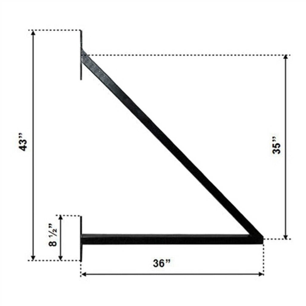 [12-18FT] Heavy-Duty Paris-Style Premium Steel Sliding Driveway Gate (SAK14850)