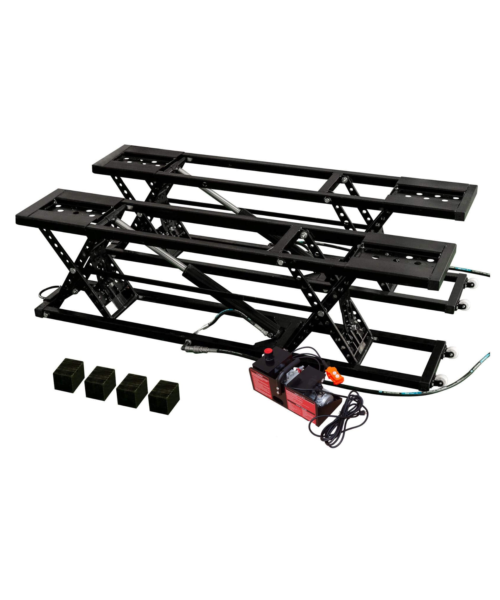 Heavy-Duty Portable 7000 LBS Car Lift Jack With Locking Levels (SAK10574)