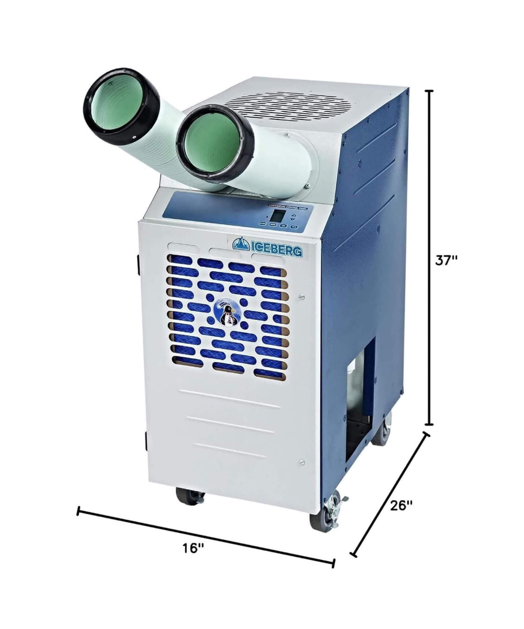 Heavy-Duty Portable 13.7K BTU Commercial 115V 1-Ton Air-Cooled Spot Cooler (SAK90671)