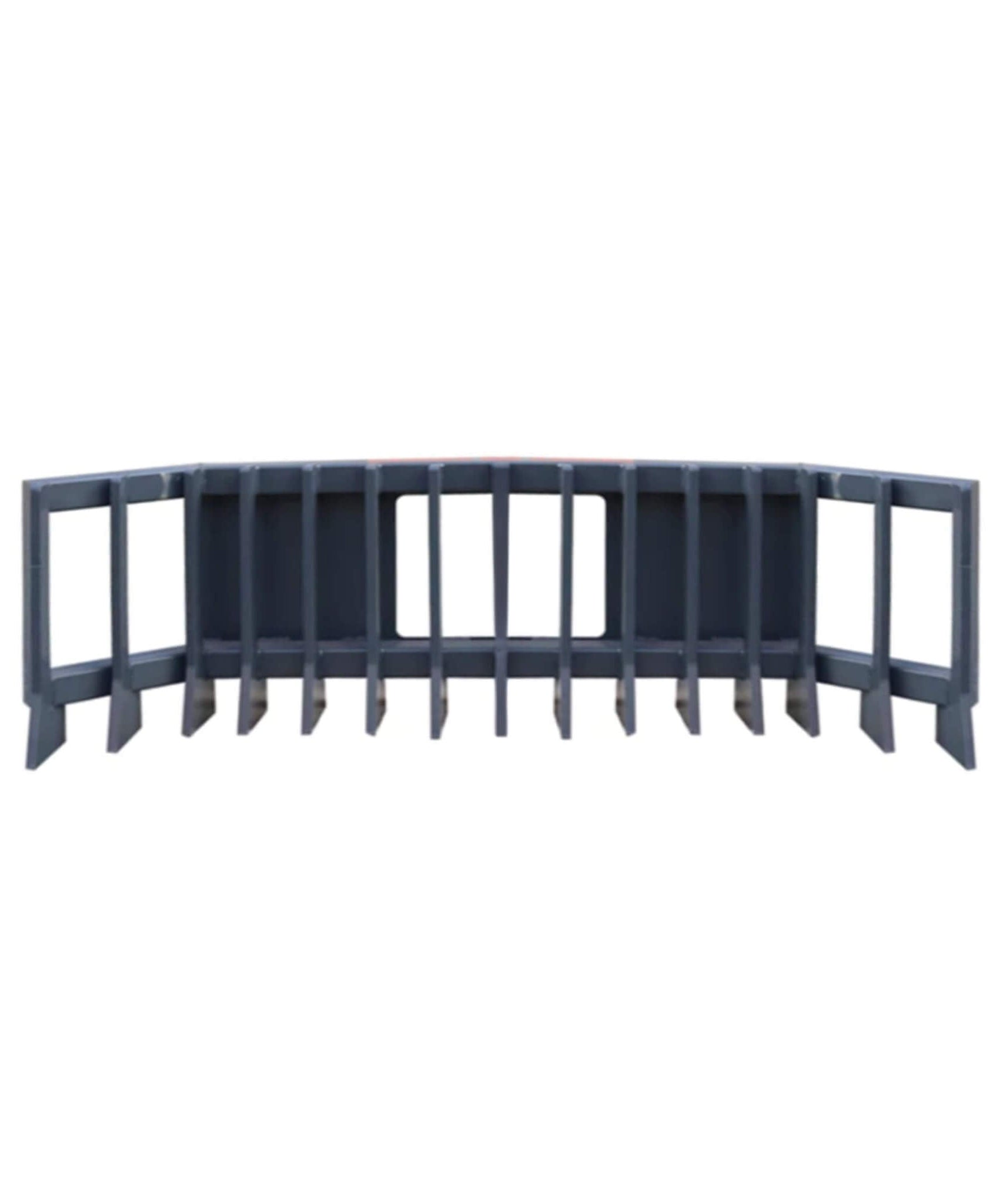 Heavy-Duty Push Stick Rake Skid Steer Attachment With Quick Attach (SAK60185)
