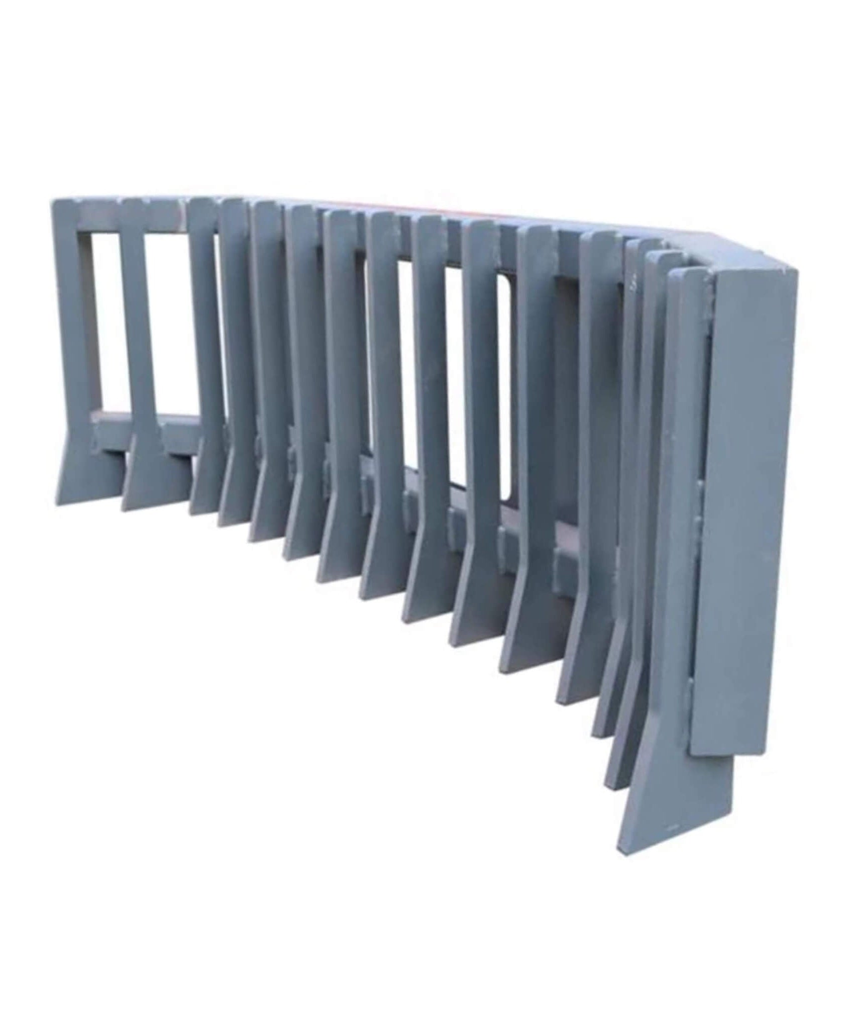 Heavy-Duty Push Stick Rake Skid Steer Attachment With Quick Attach (SAK60185)