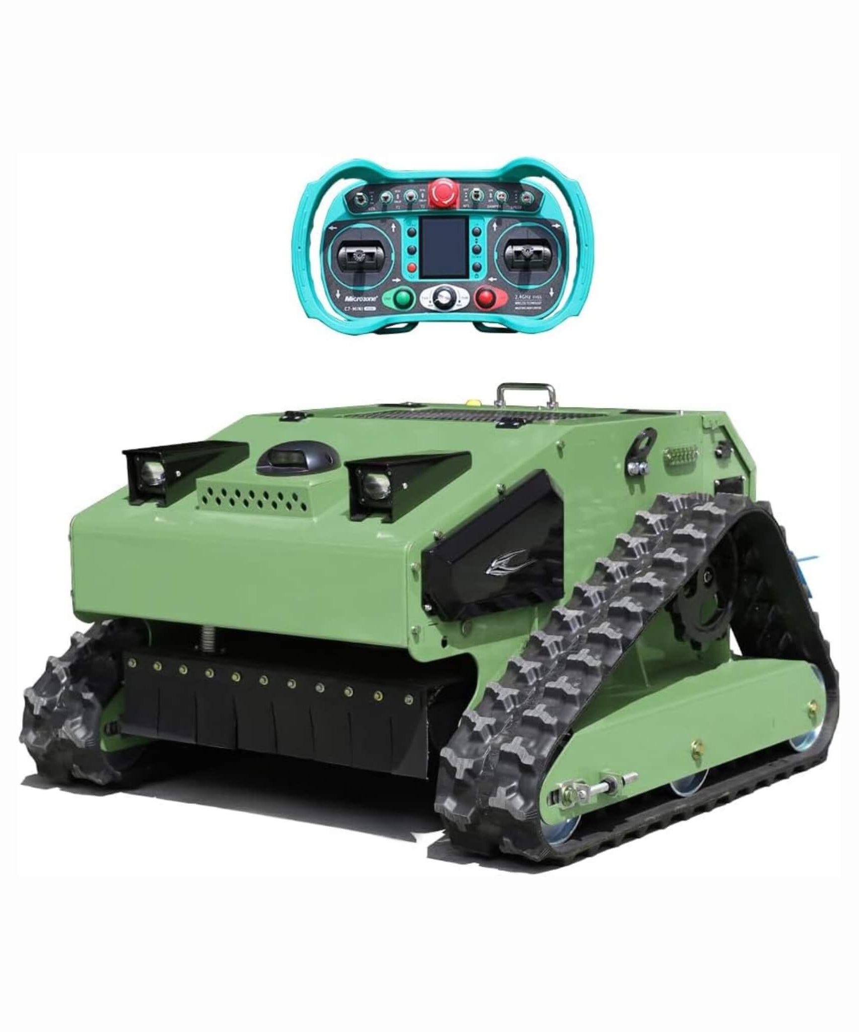Heavy-Duty Remote-Controlled Industrial-Grade Lawn Mower With 23-Inch Cutting Width (SAK82391)