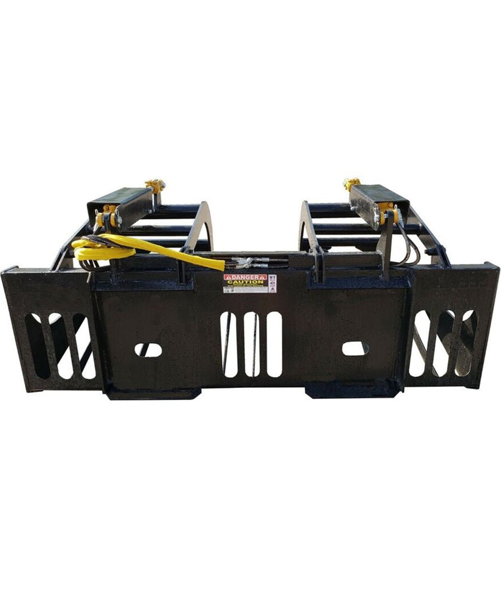 Heavy-Duty Rock Grapple Skidsteer Attachment With Universal Quick Attach, 78-Inch (SAK16483)