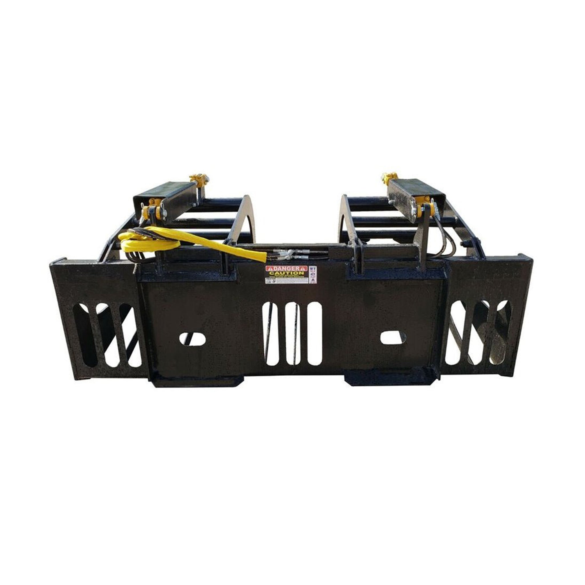 Heavy-Duty Rock Grapple Skidsteer Attachment With Universal Quick Attach, 78-Inch (SAK16483)