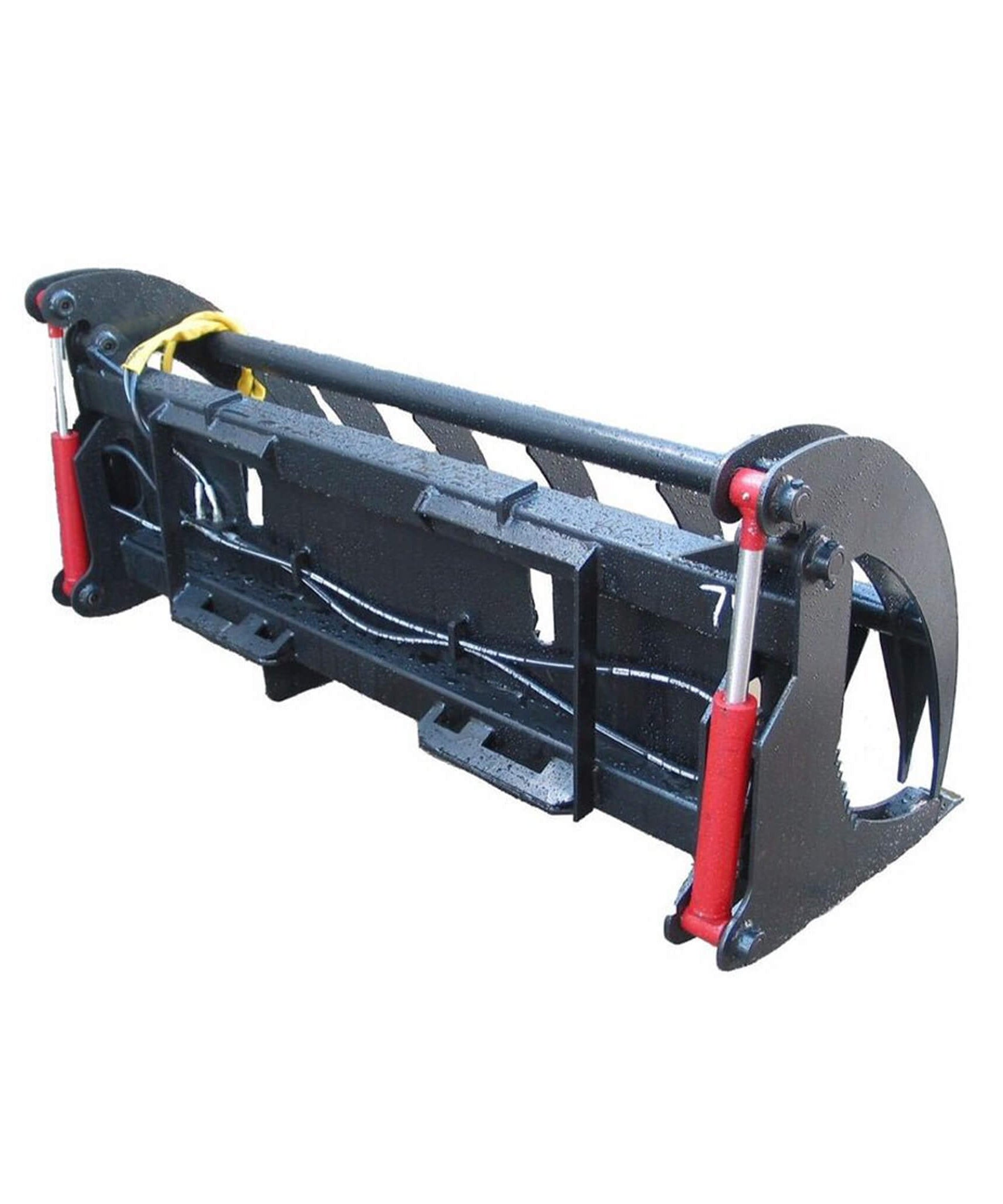Heavy-Duty 74-Inch Root Rake Grapple Skid Steer Attachment With Teeth (SAK98230)