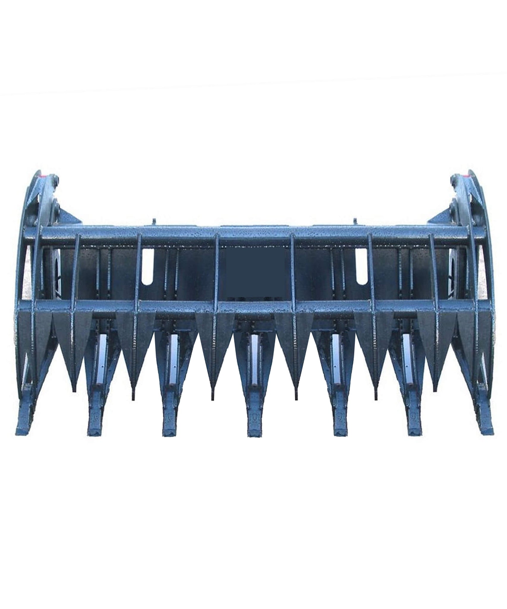 Heavy-Duty 74-Inch Root Rake Grapple Skid Steer Attachment With Teeth (SAK98230)
