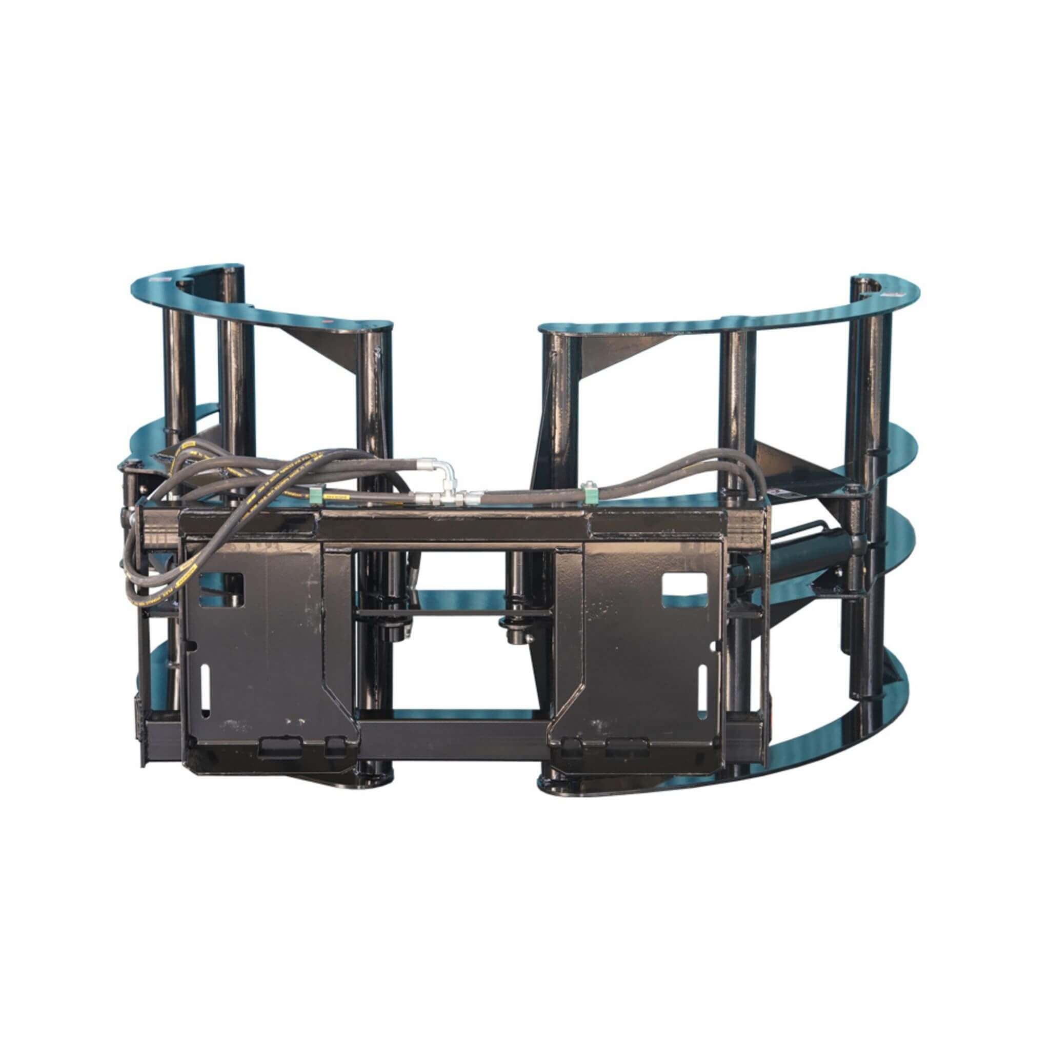 Heavy-Duty Round Hay Bale Grab Skid Steer Attachment (SAK45980)