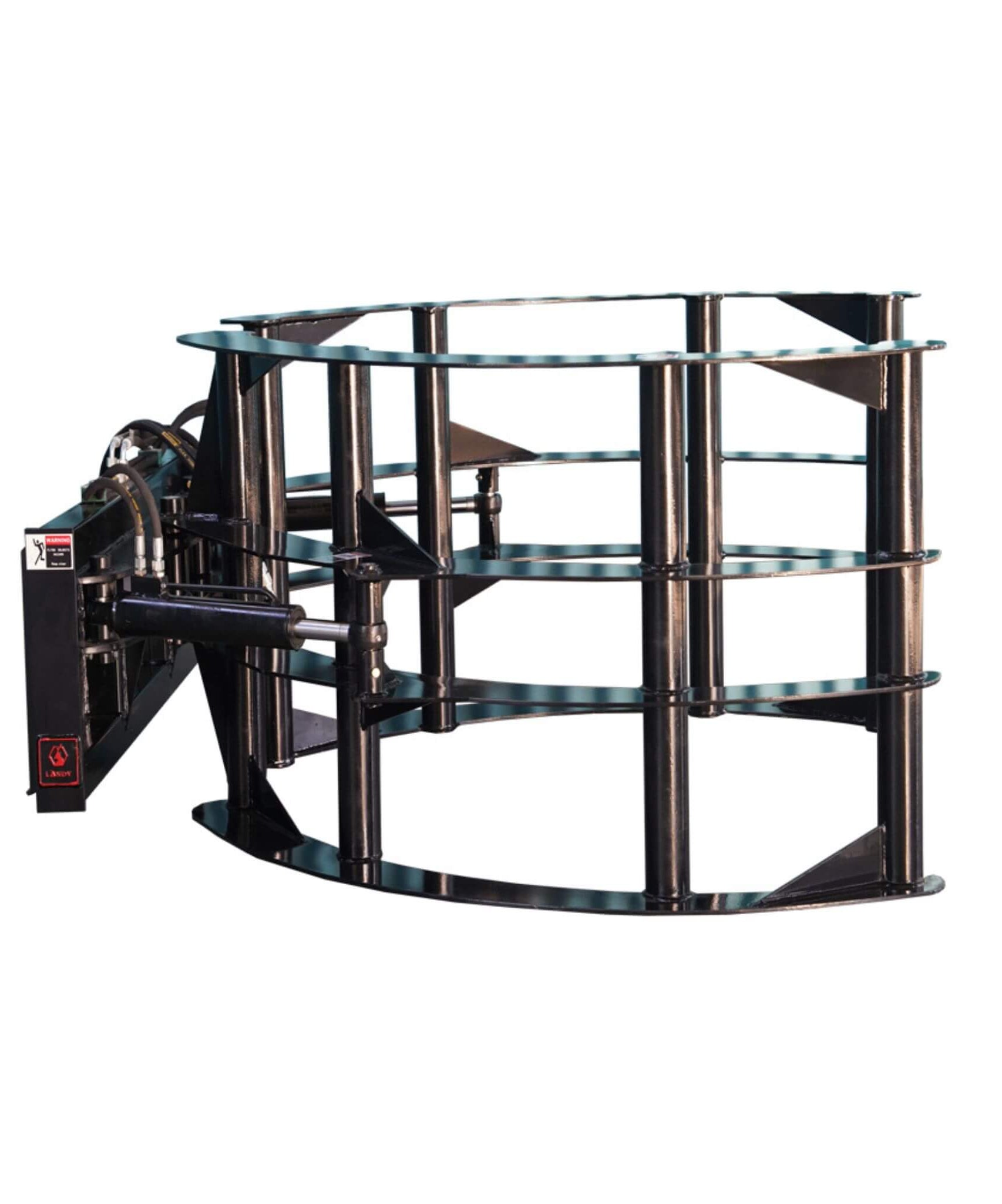 Heavy-Duty Round Hay Bale Grab Skid Steer Attachment (SAK45980)