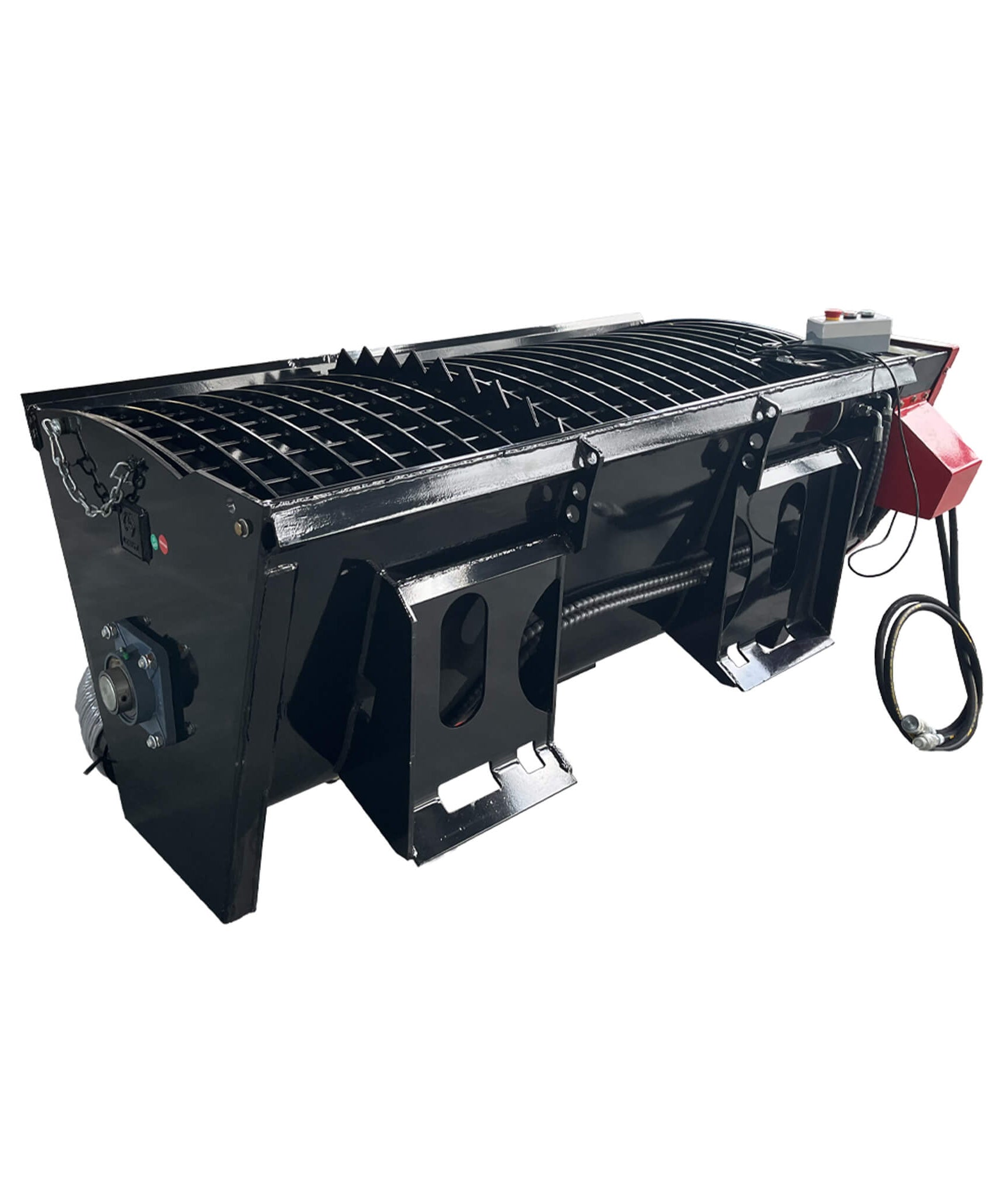 Heavy-Duty Self Loading Skid Steer Concrete Mixer Bucket Attachment With Universal Mount Plate (SAK48914)