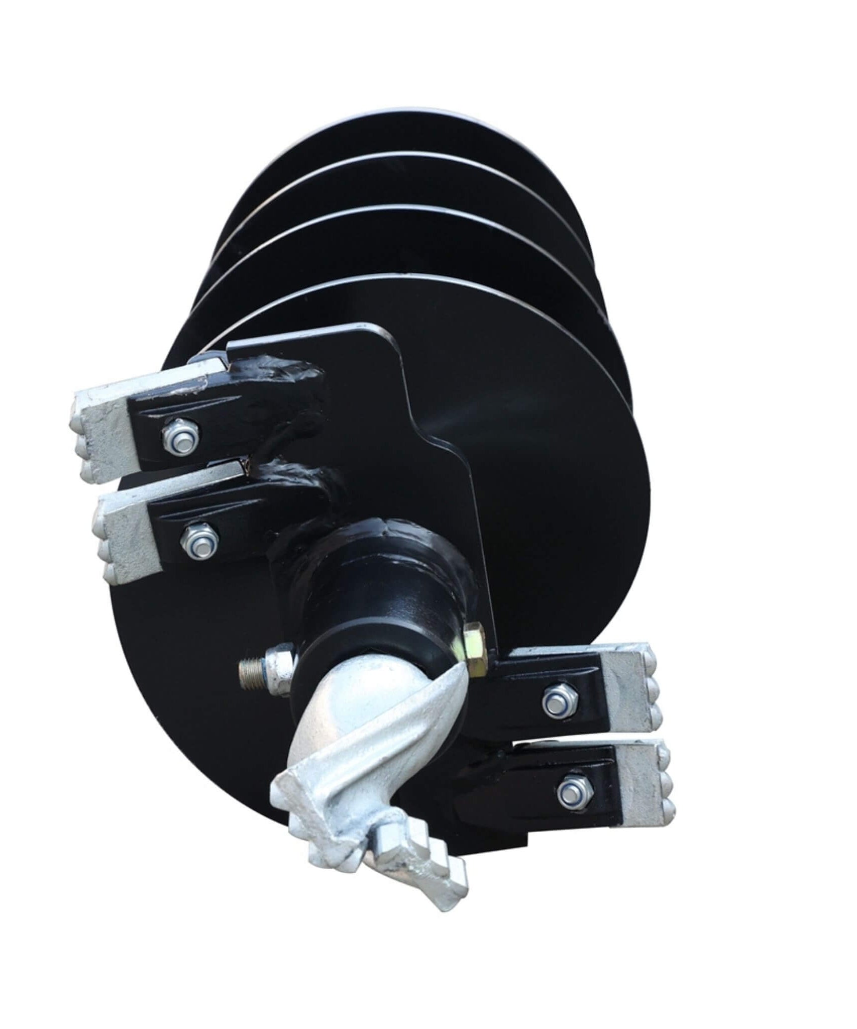 Heavy-Duty Skid Steer Auger Drive Attachment With 12-Inch Post Hole Bit (SAK25169)