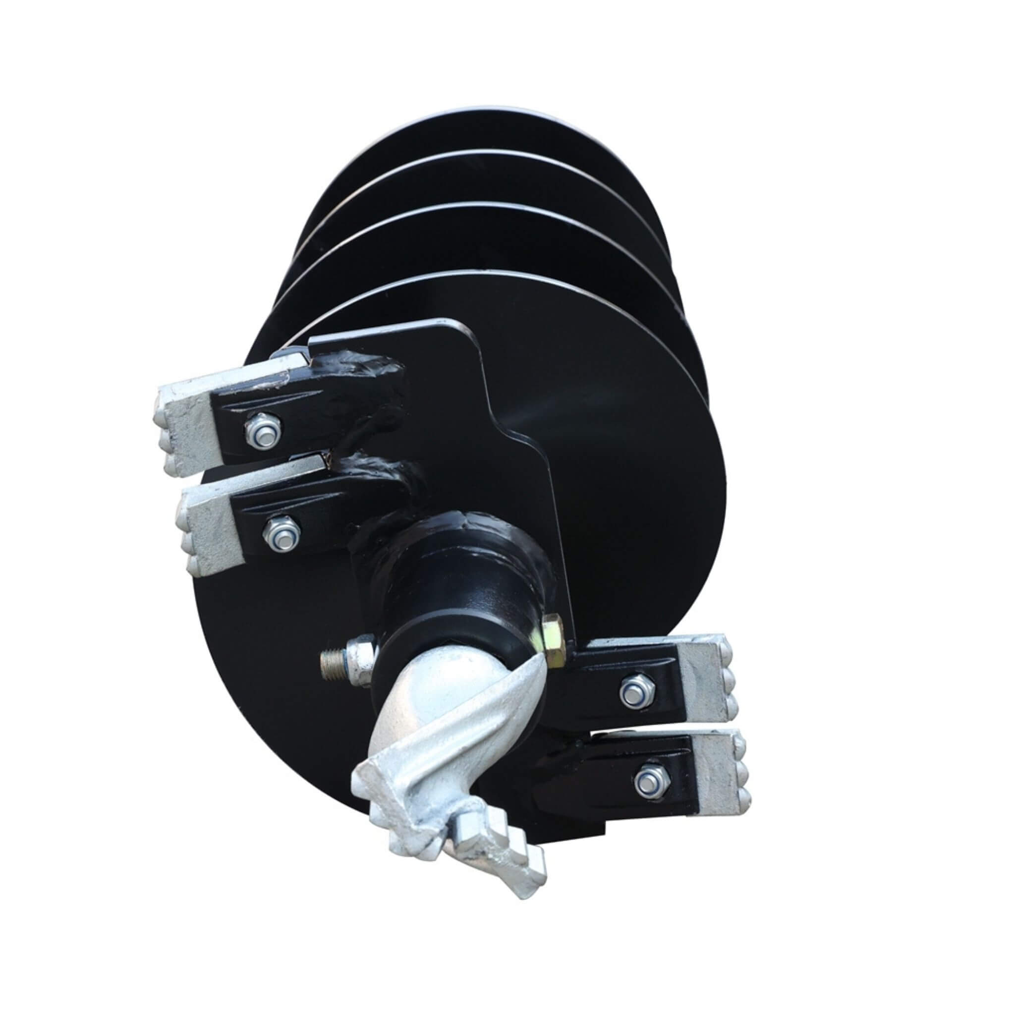 Heavy-Duty Skid Steer Auger Drive Attachment With 12-Inch Post Hole Bit (SAK25169)