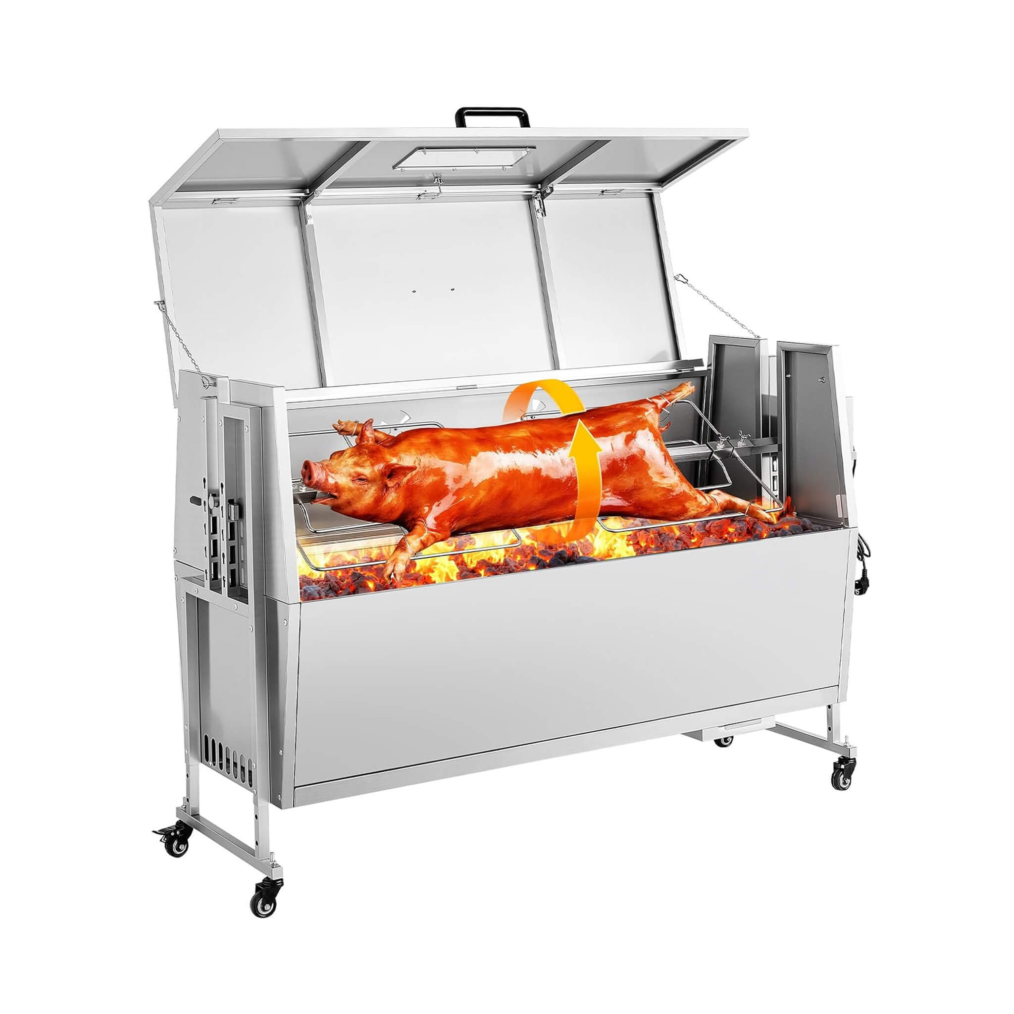 Heavy-Duty Spit Roaster Rotisserie BBQ Grill For Pig, Lamb And Chicken (SAK59286)