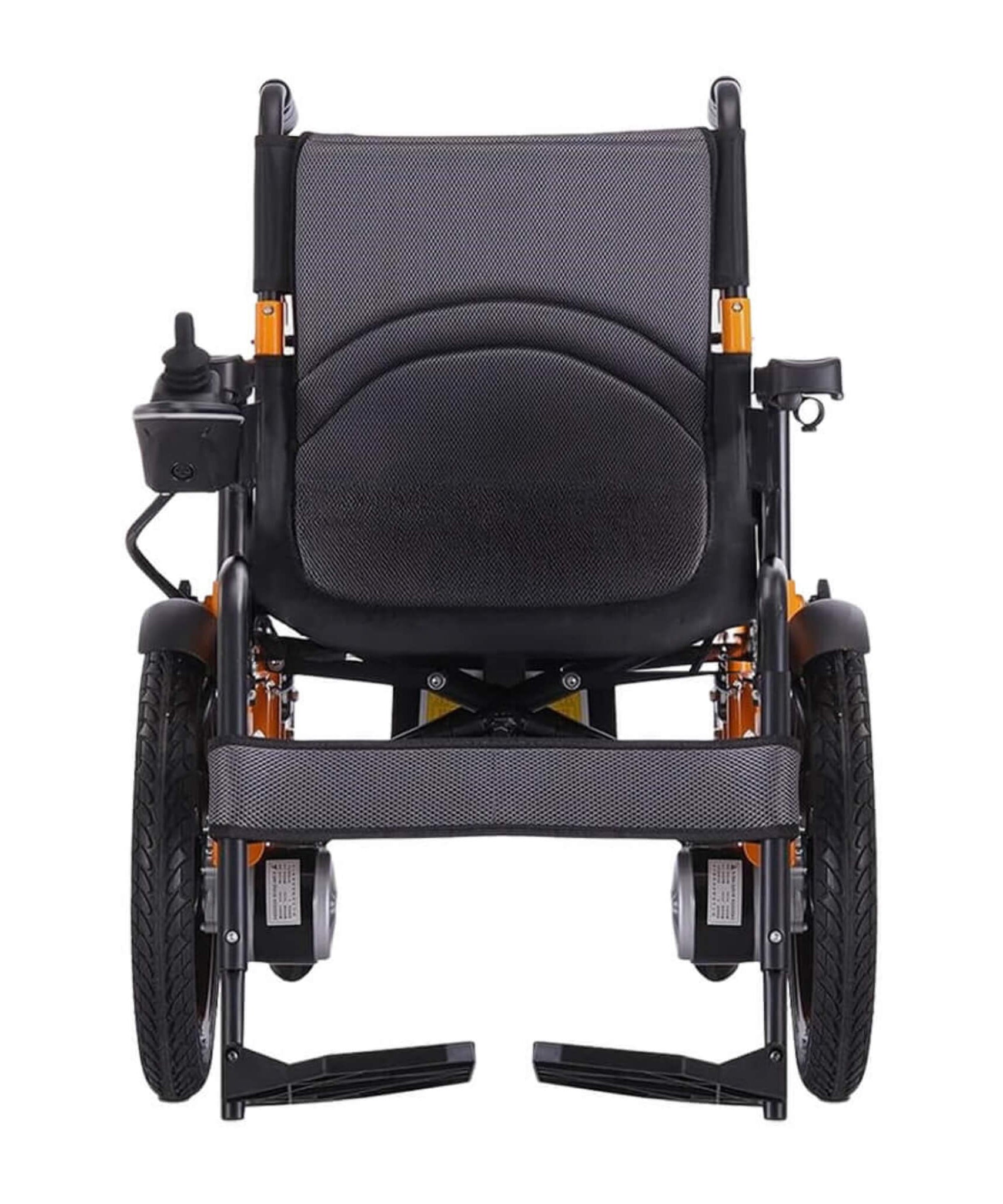 Motivo Heavy-Duty Ultralight All-Terrain Electric Airplane-Approved Foldable Wheelchair, 300LBS (SAK63147)